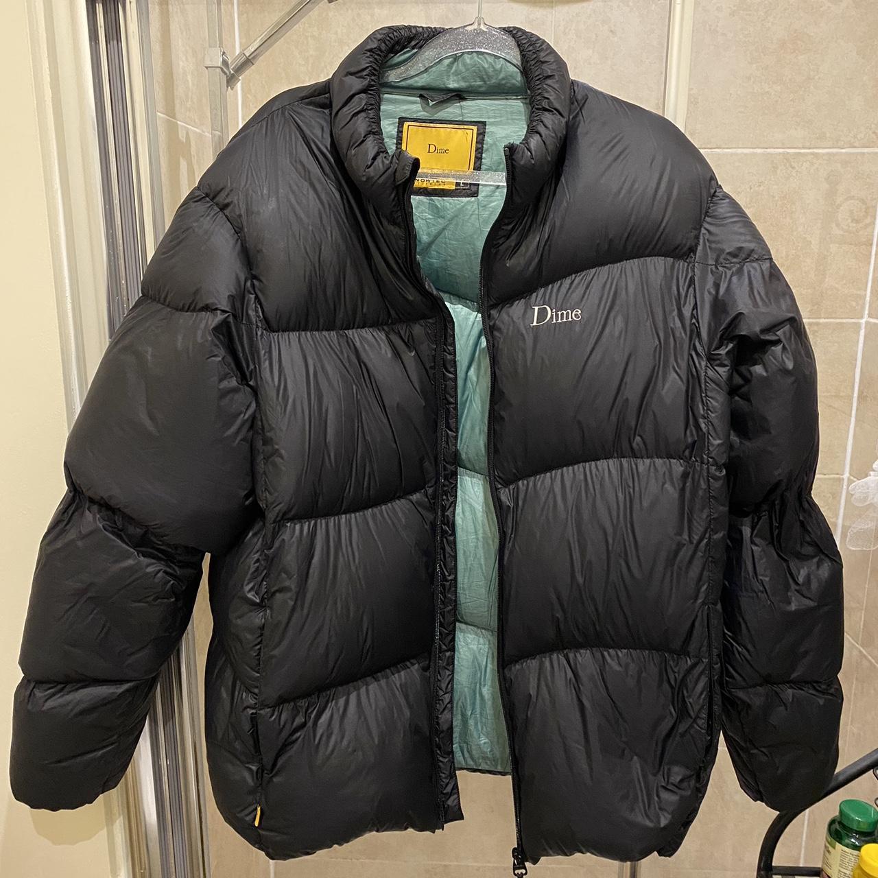 DIME Midweight wave puffer jacket OPEN TO OFFERS!... - Depop