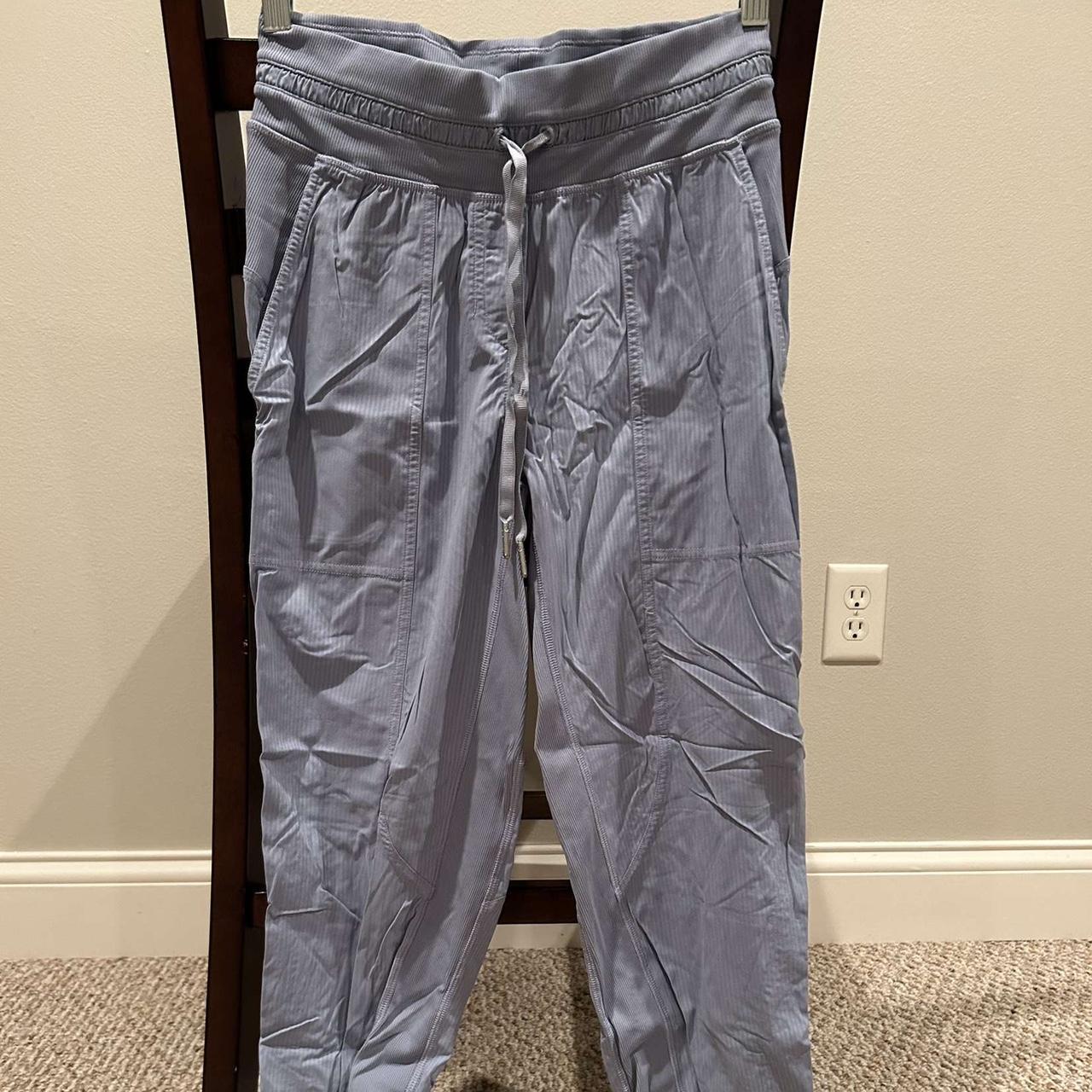 lululemon dance studio pants cropped true navy size - Depop