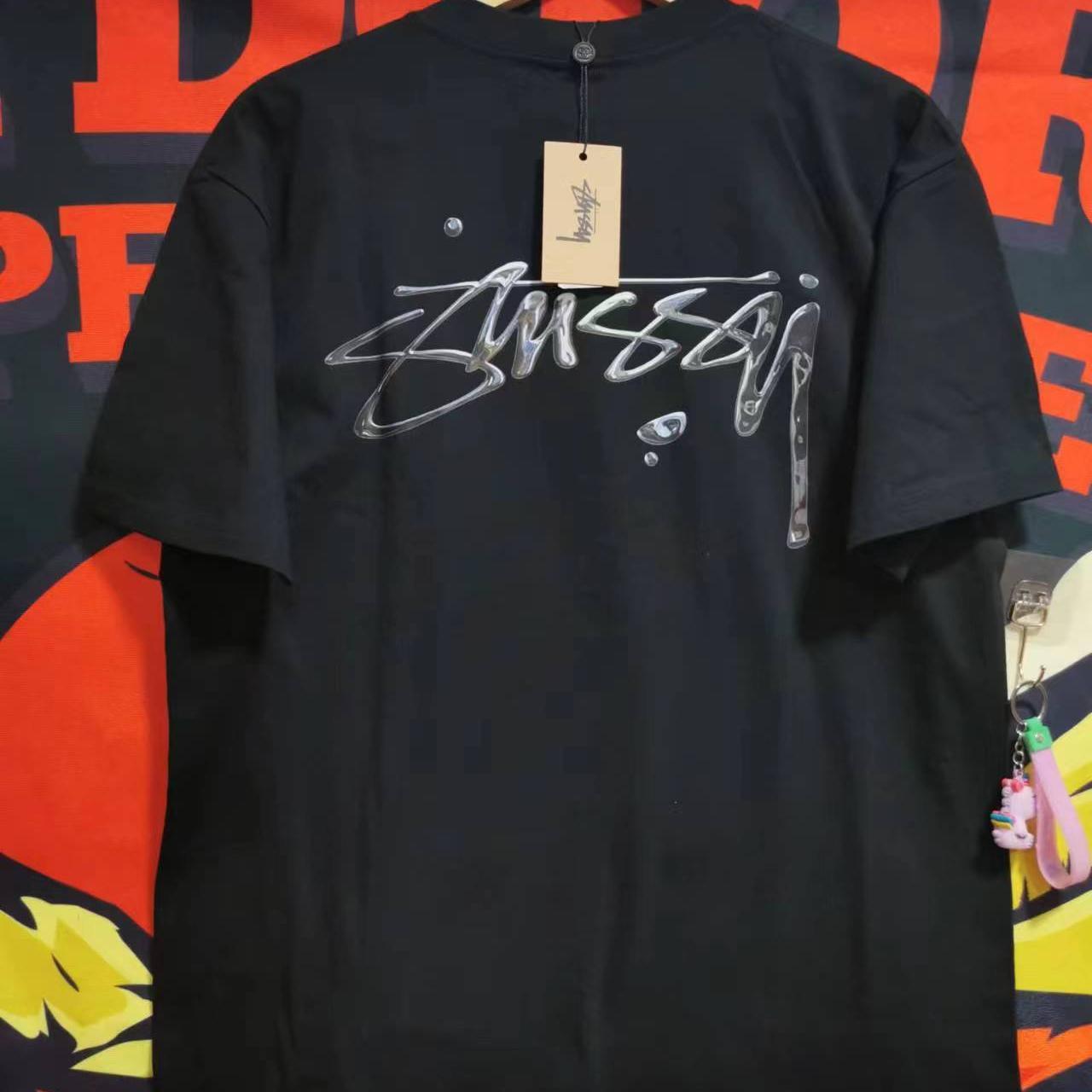 A brand new black Stussy T-shirt that the store... - Depop