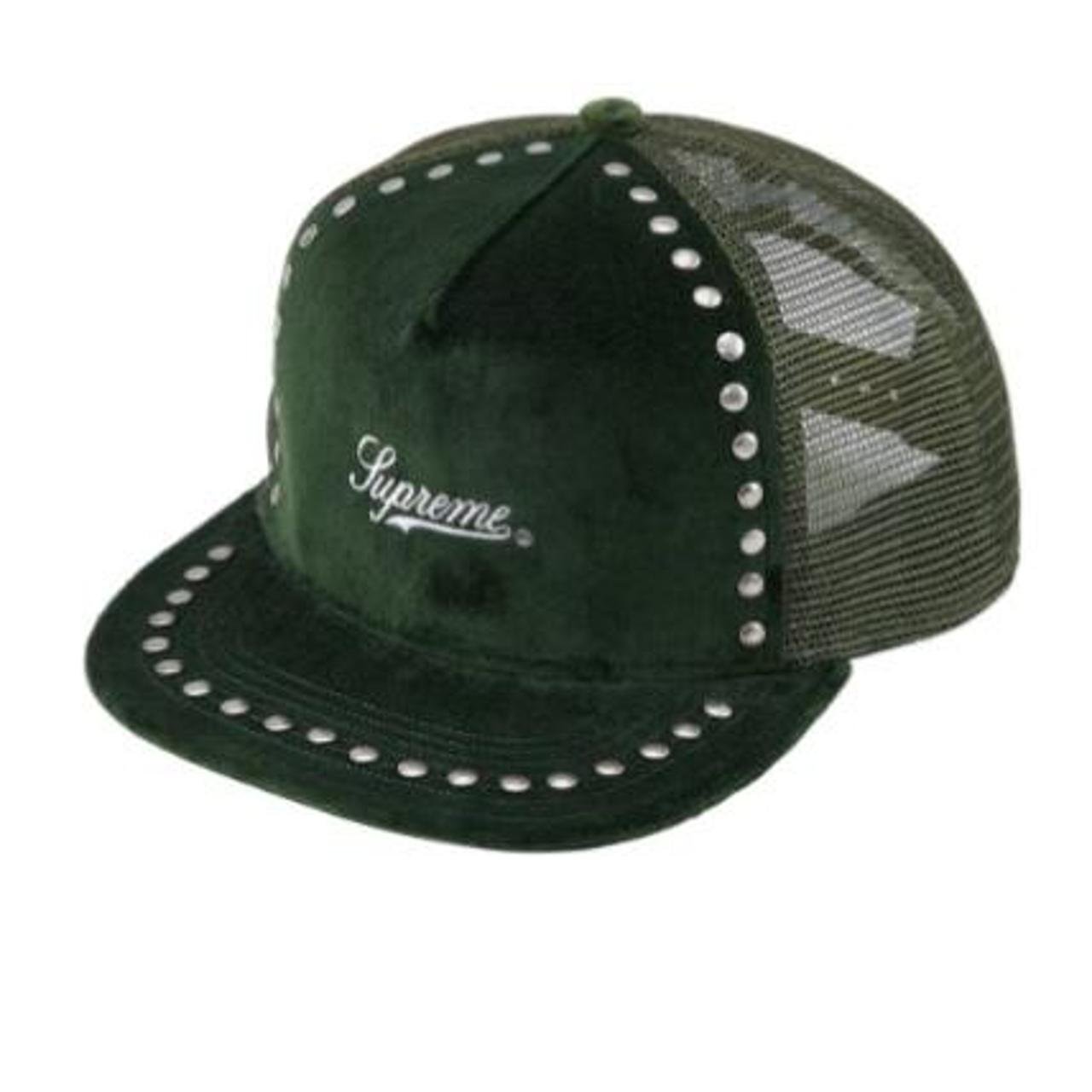 Supreme studded velvet mesh trucker, Never used,...