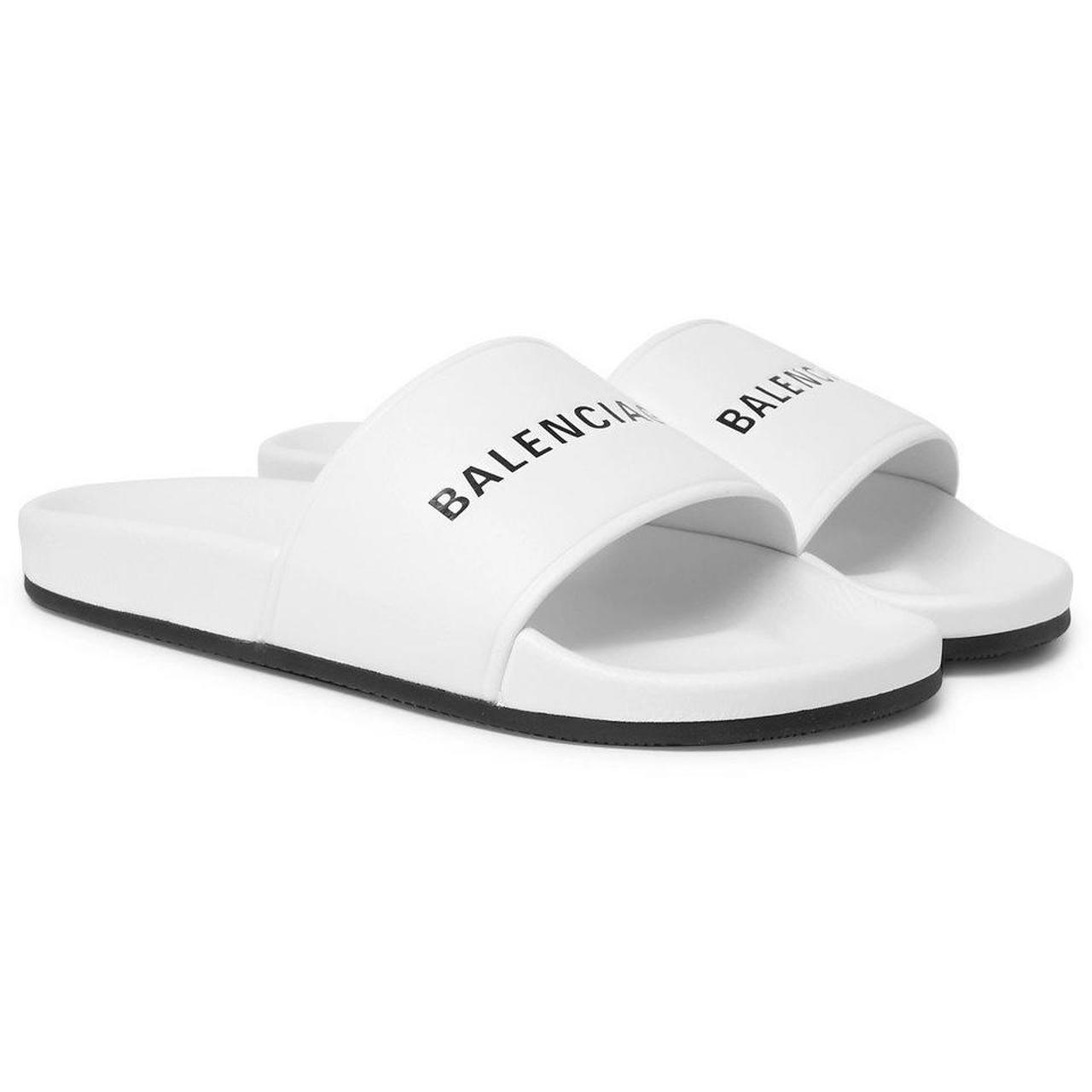 Balenciaga 2025 slides white