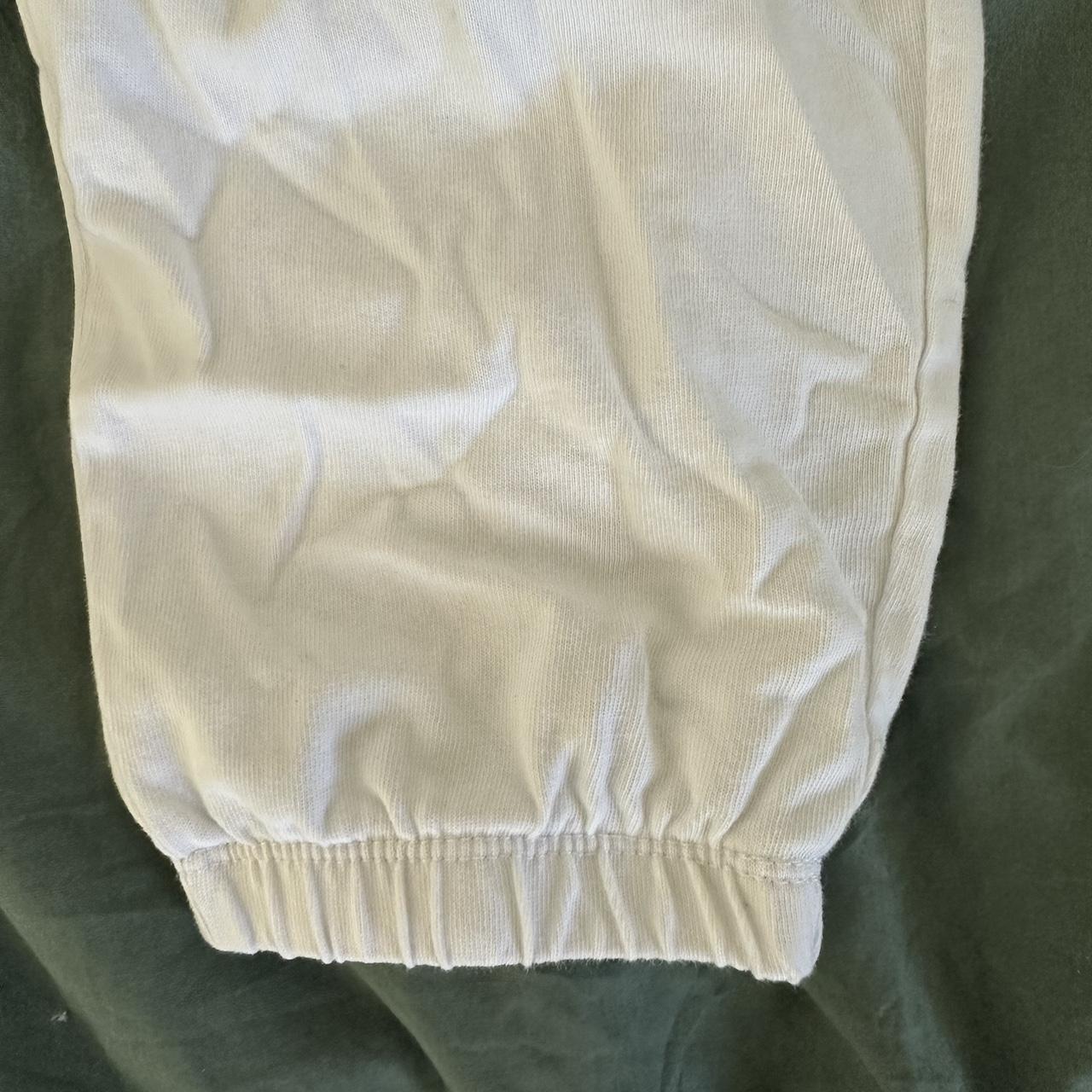 zara white sweatpants * small stain in last pic - Depop