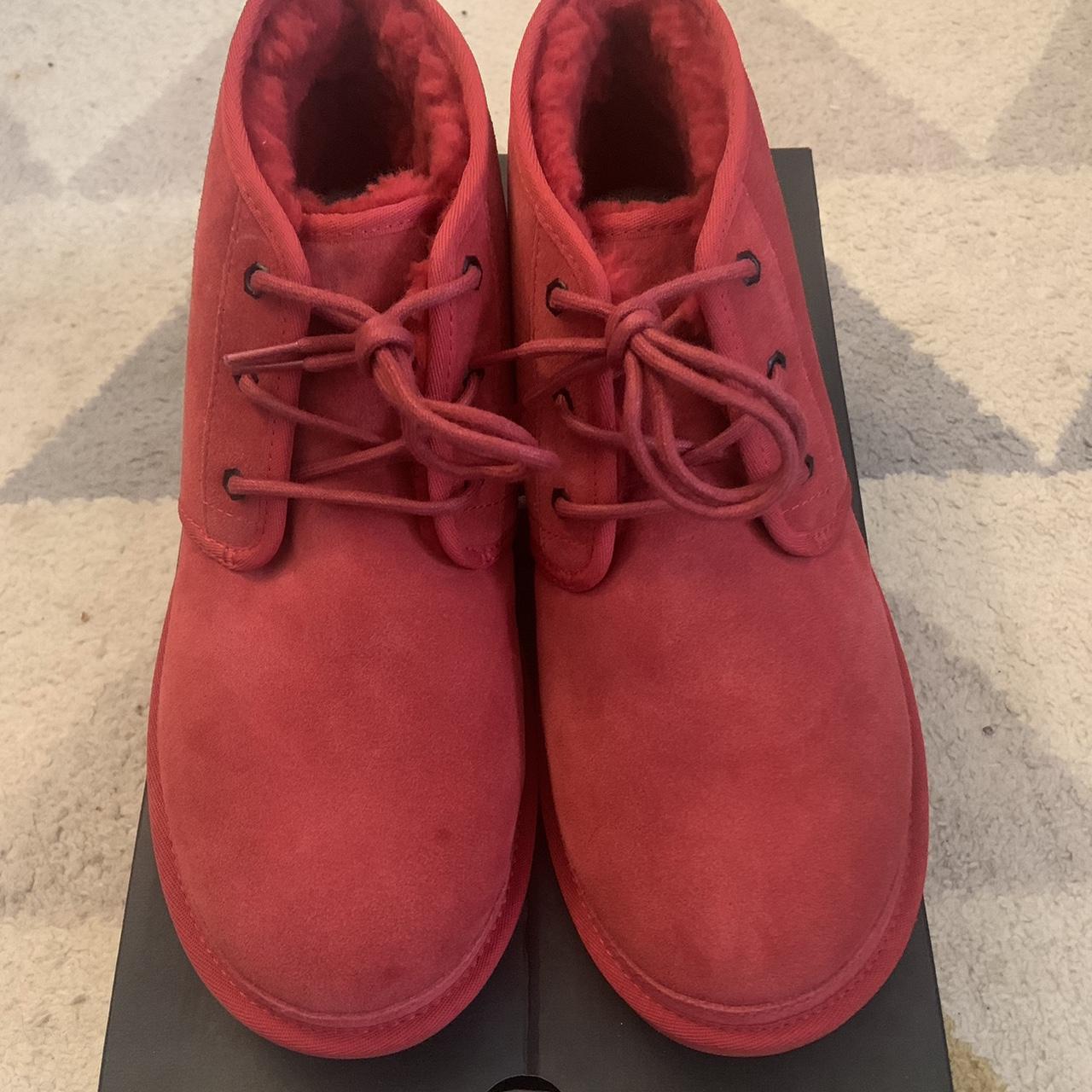 UGG Neumel Boots Samba Red With black box Depop