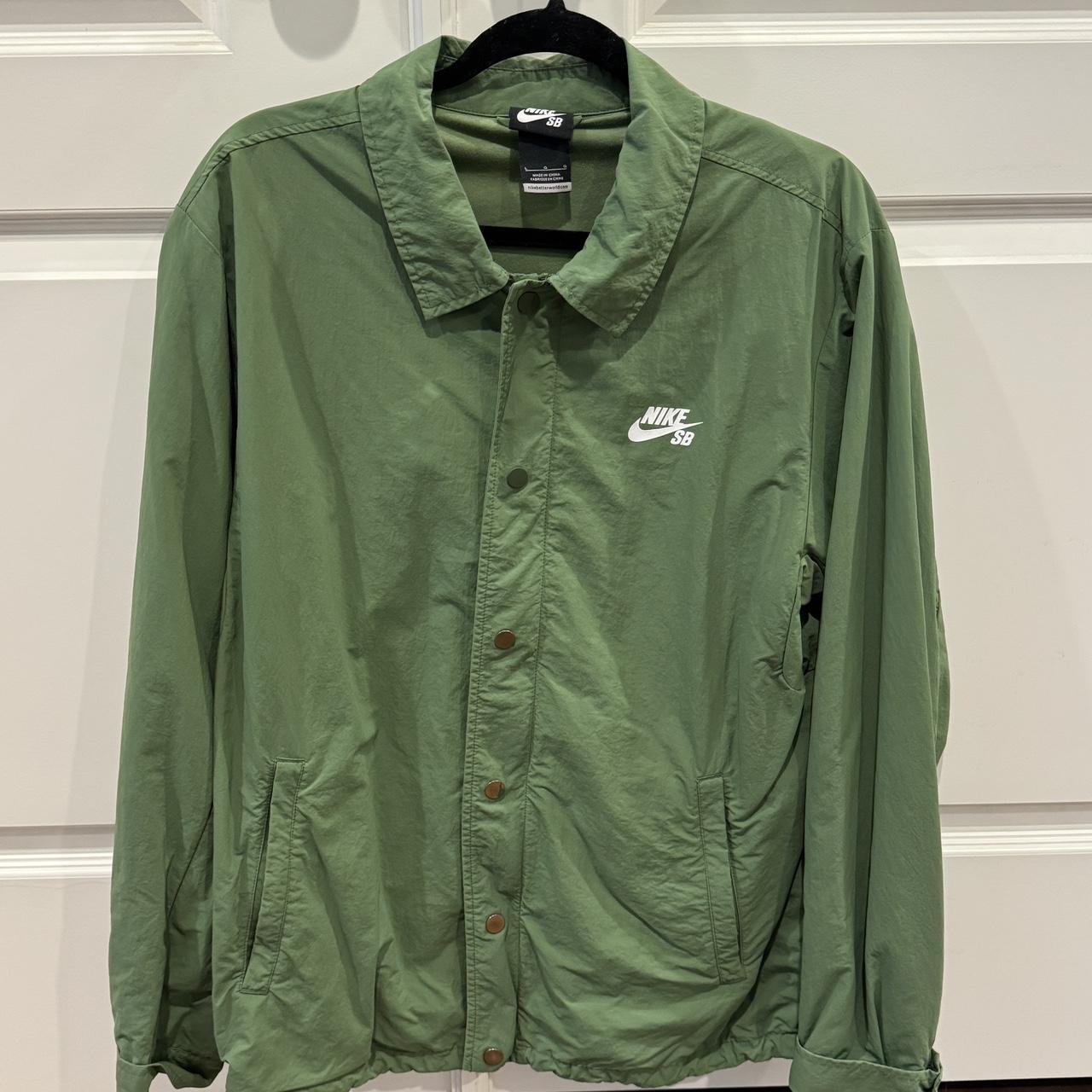 nike sb jacket green
