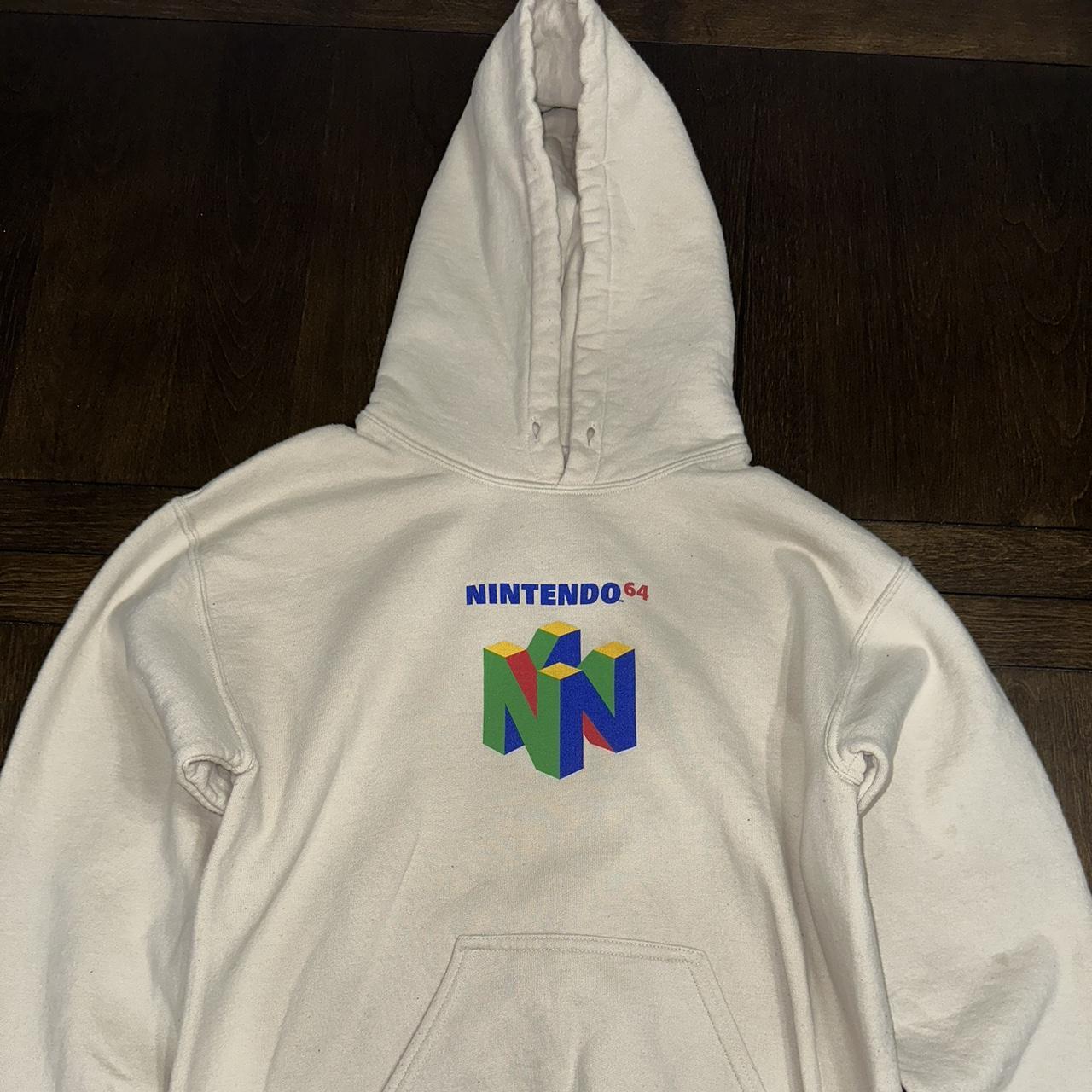 Nintendo 64 hot sale hoodie white