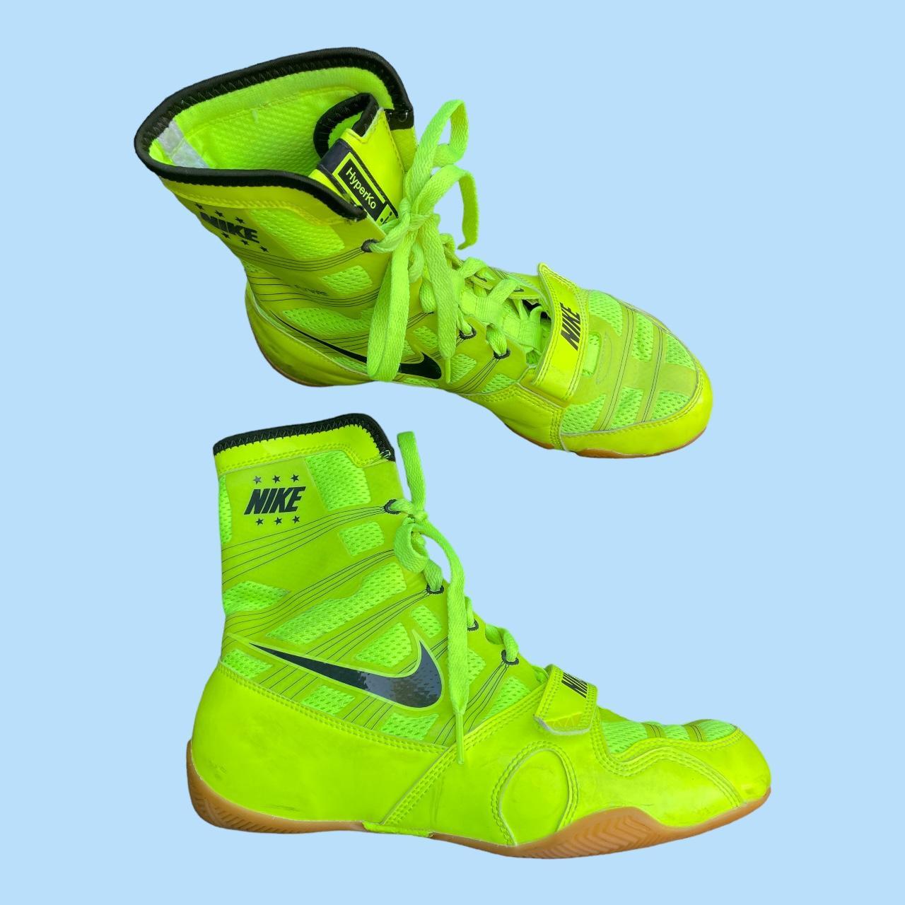 Nike HyperKO Neon Yellow boxing shoes ★ Y2K... Depop