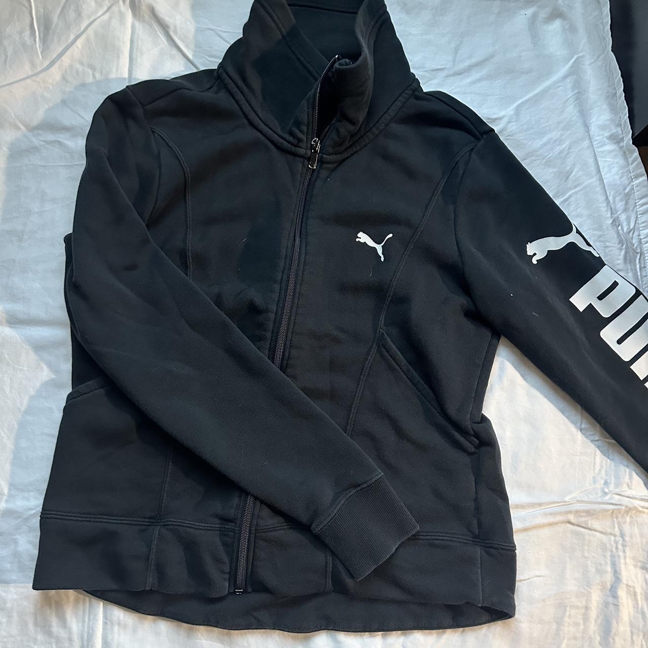 puma zip up turtle neck women’s medium - Depop