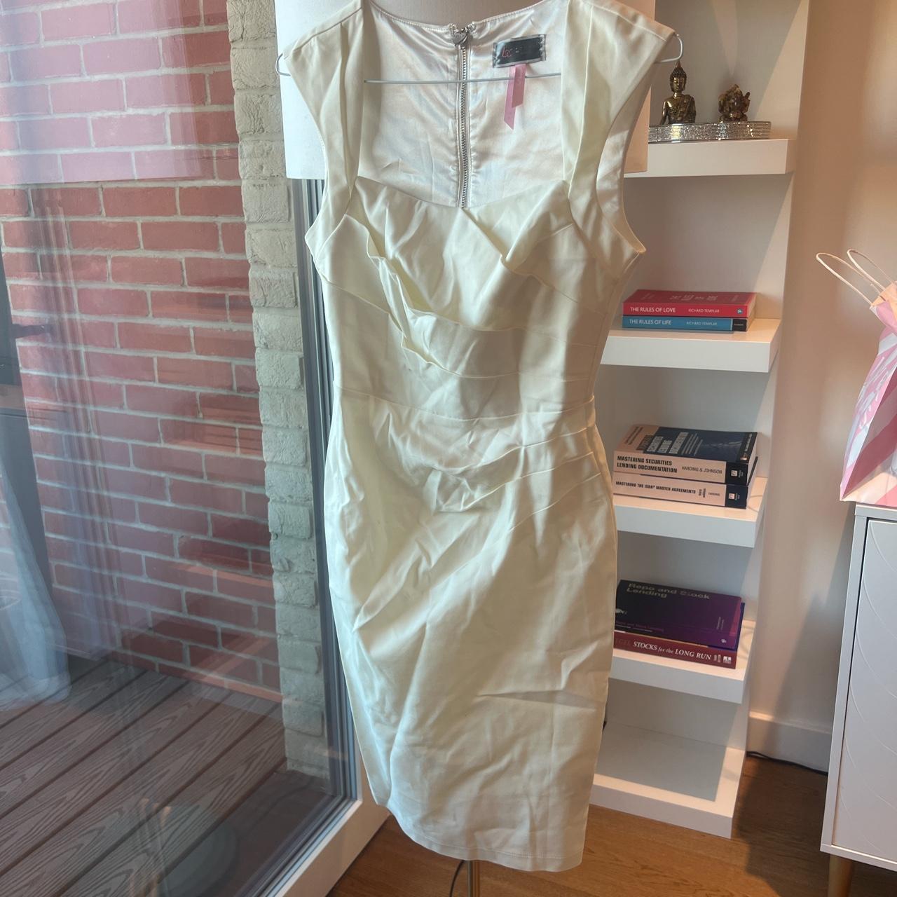 Lipsy 2024 cream dress