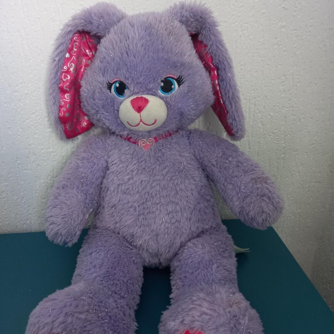 BuildABear Purple Rabbit Soft Toy, 40cm Depop