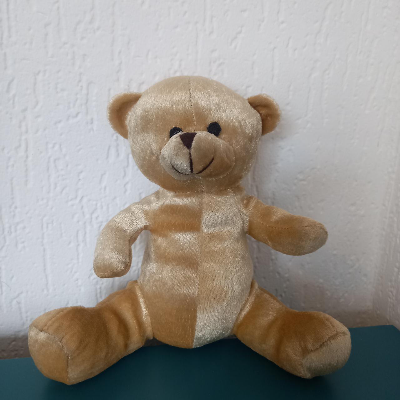 PMS Brown Teddy Bear, 20cm - Depop