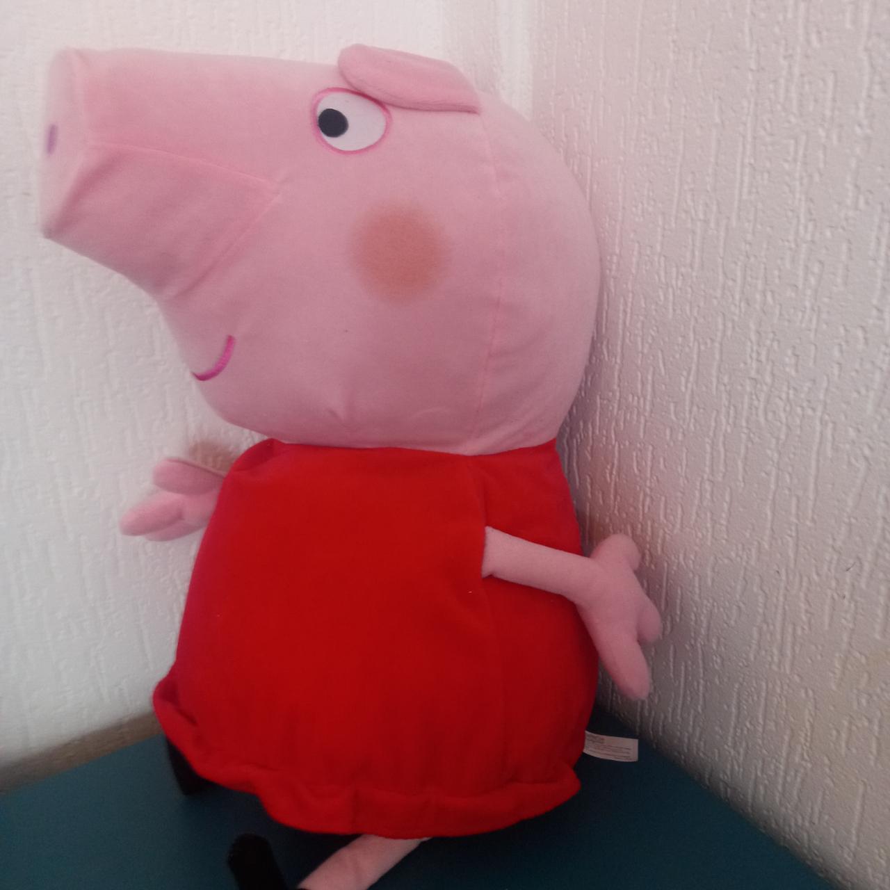 Large Peppa Pig Soft Toy, 50cm Depop