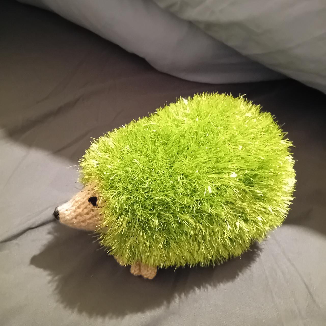 Green Hedgehog Soft Toy, 25cm - Depop