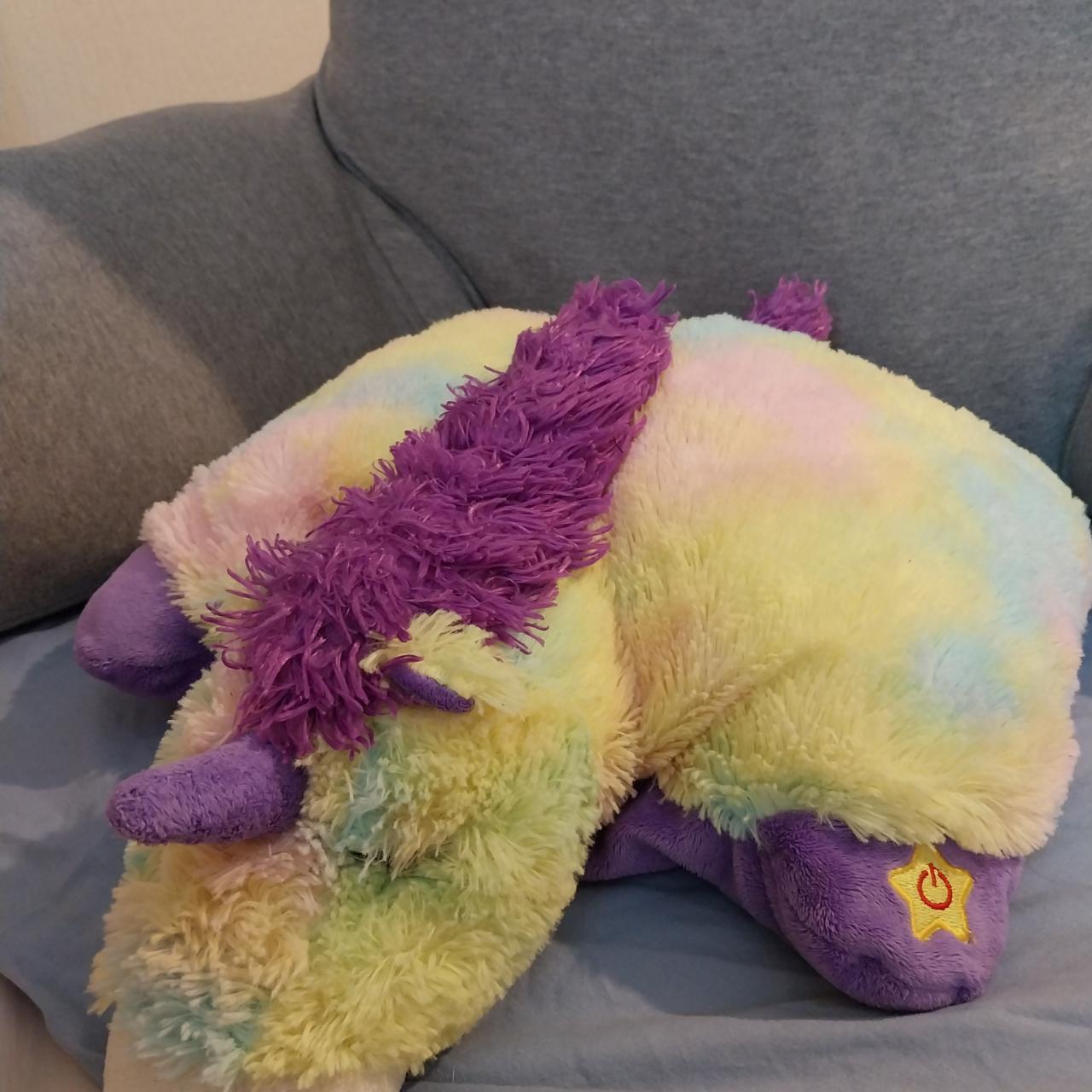 Pillow Pets Glow Pets Light up Unicorn Soft Toy 40cm