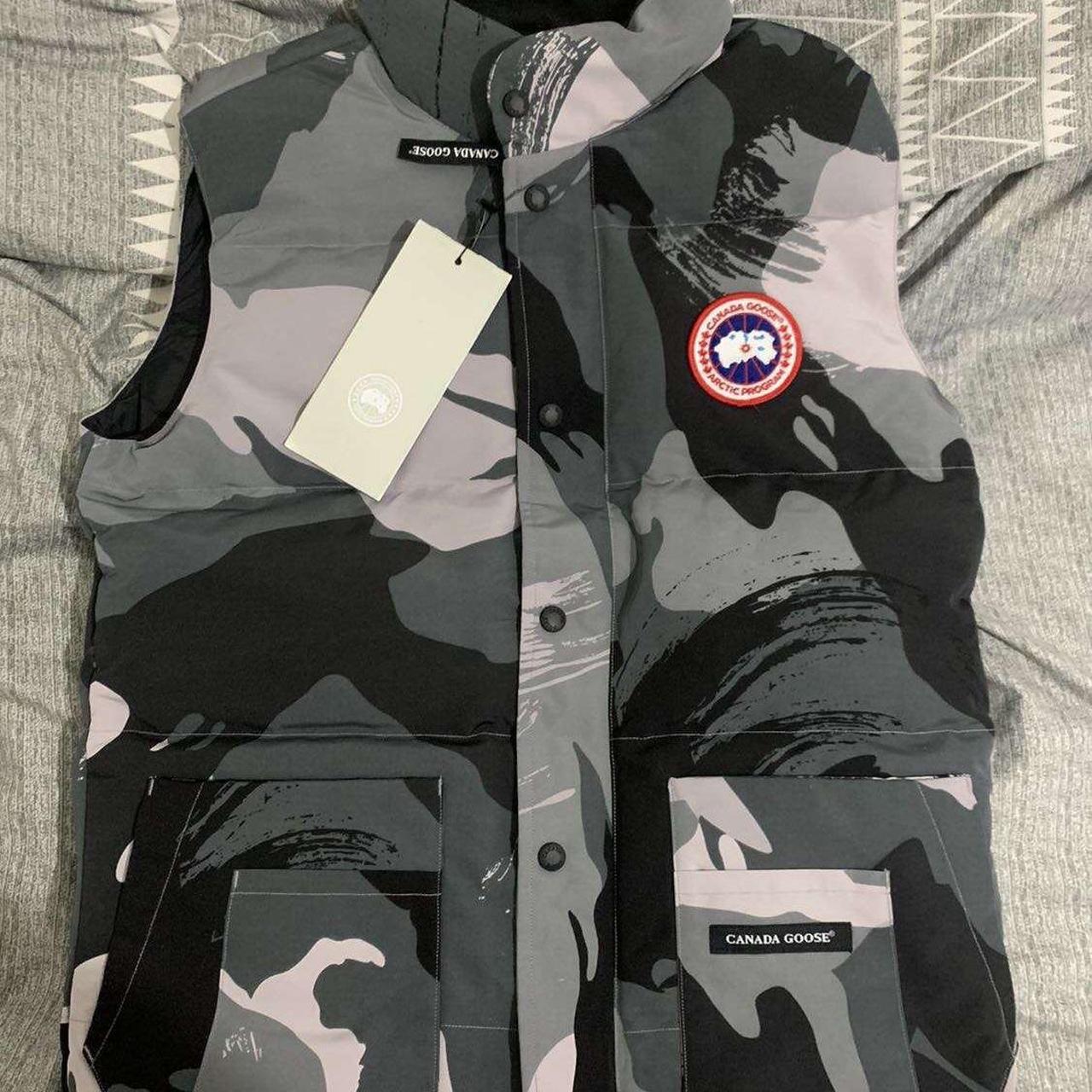 Vest Canada Goose Camo Mens Canada Goose Bape Green Camouflage
