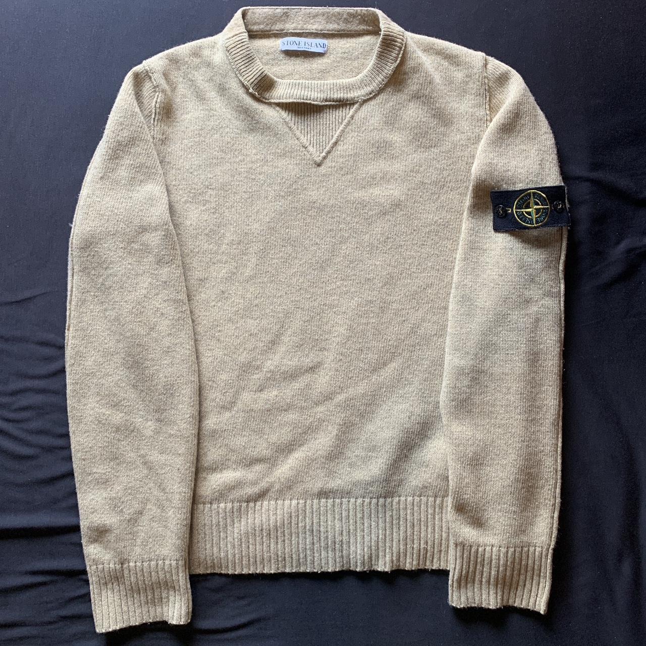 Stone Island beige wool sweat Size L Cond very