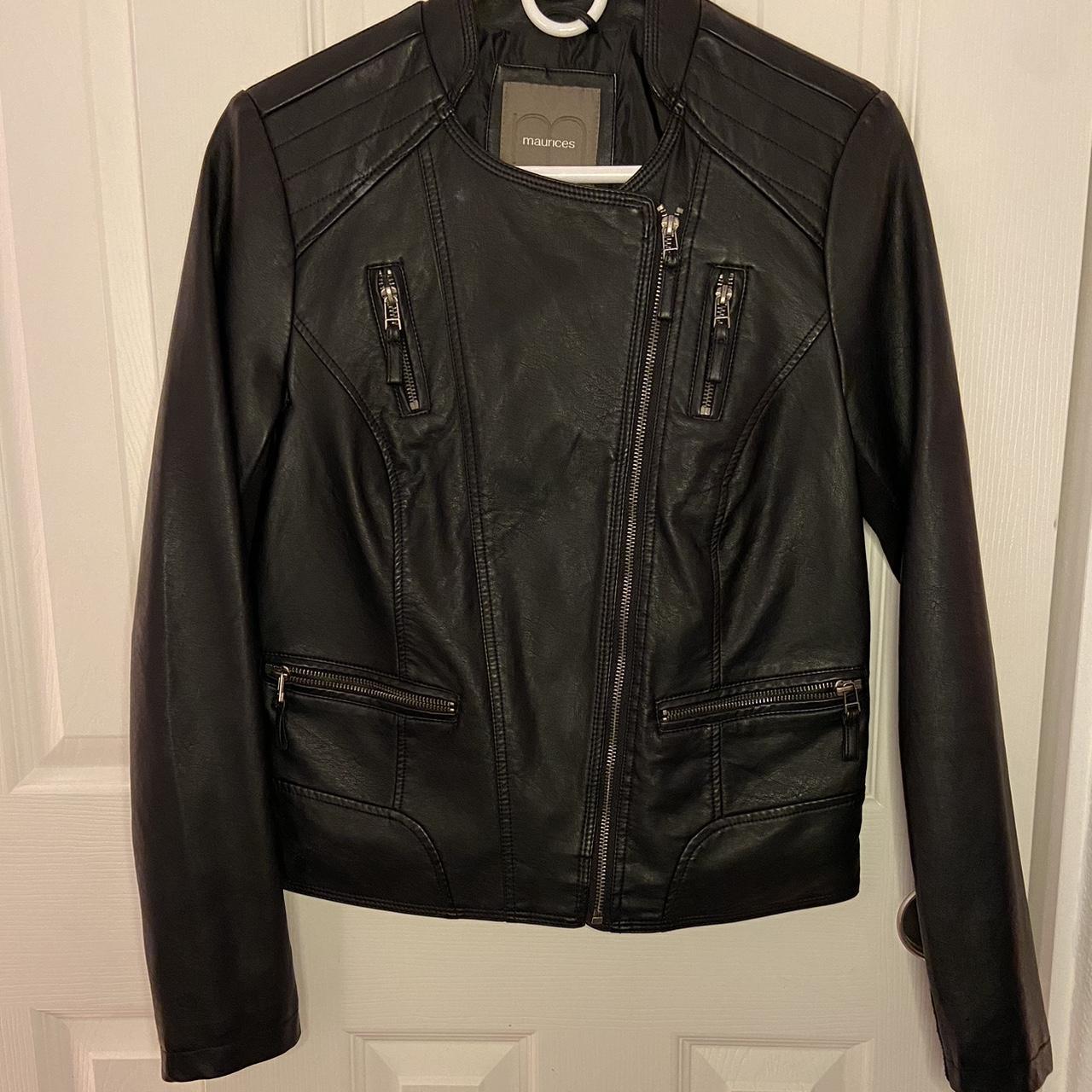 Maurices faux 2024 leather jacket