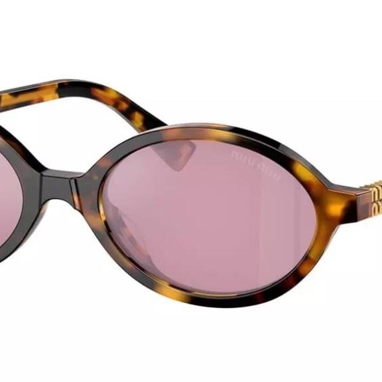 New MIU MIU MU04ZS VAU50D Honey Havana/Bordeaux | Depop