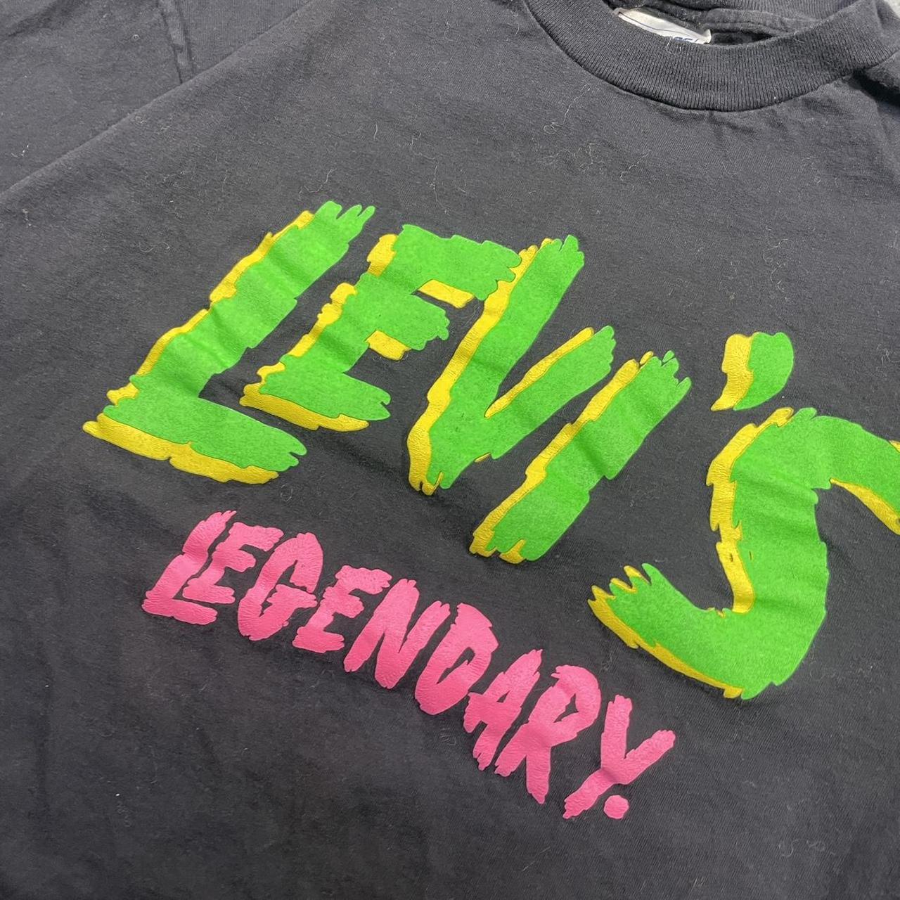 Levi's Men's T-shirt - Black/Grey - L – Vintage 8… - image 2