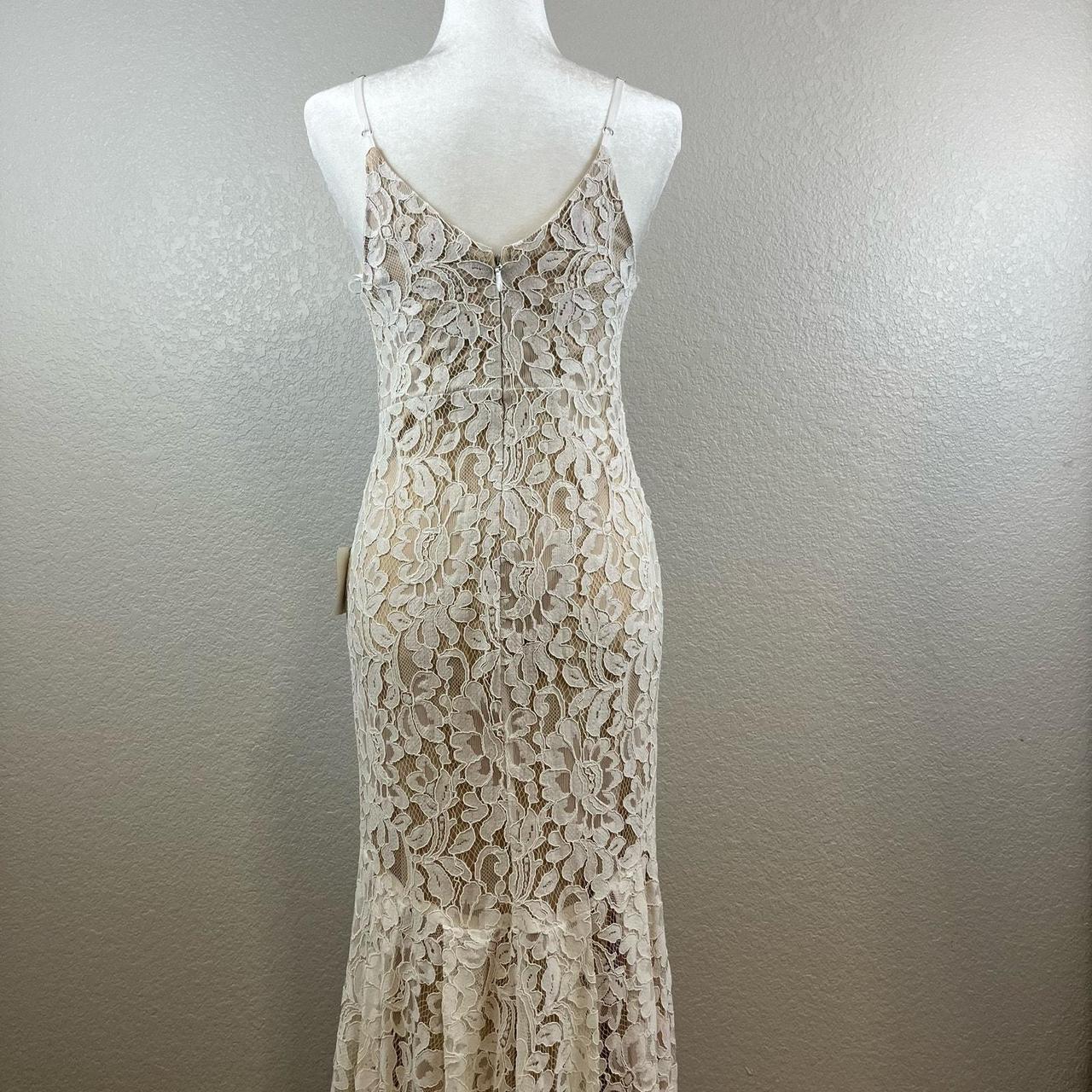 Item Condition Lulus Flynn White Lace Maxi Dress. Depop