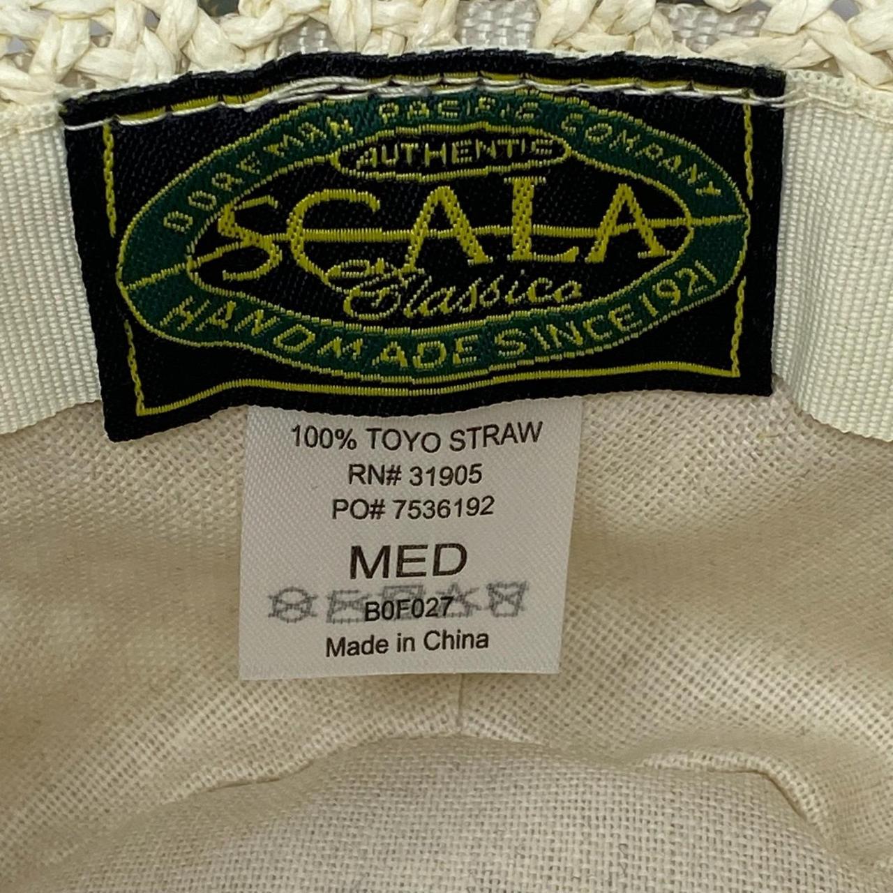 Scala Men's Hat - Cream – Scala Toyo Straw Fedora… - image 7