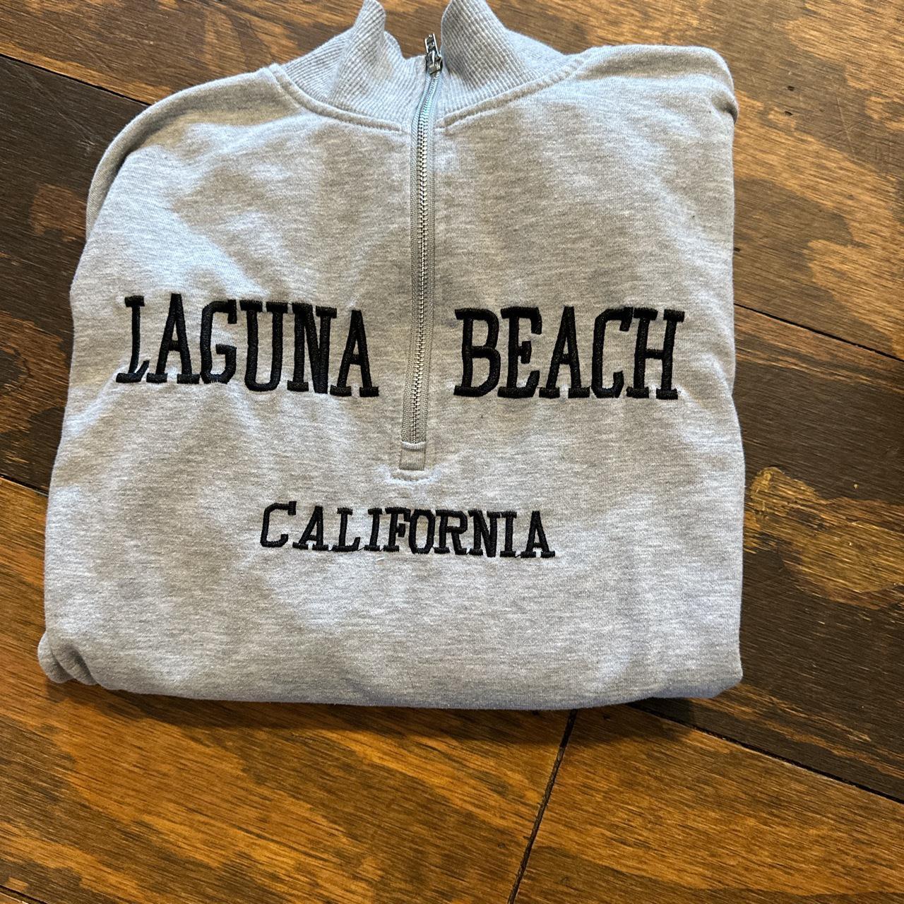 laguna beach half zip Depop