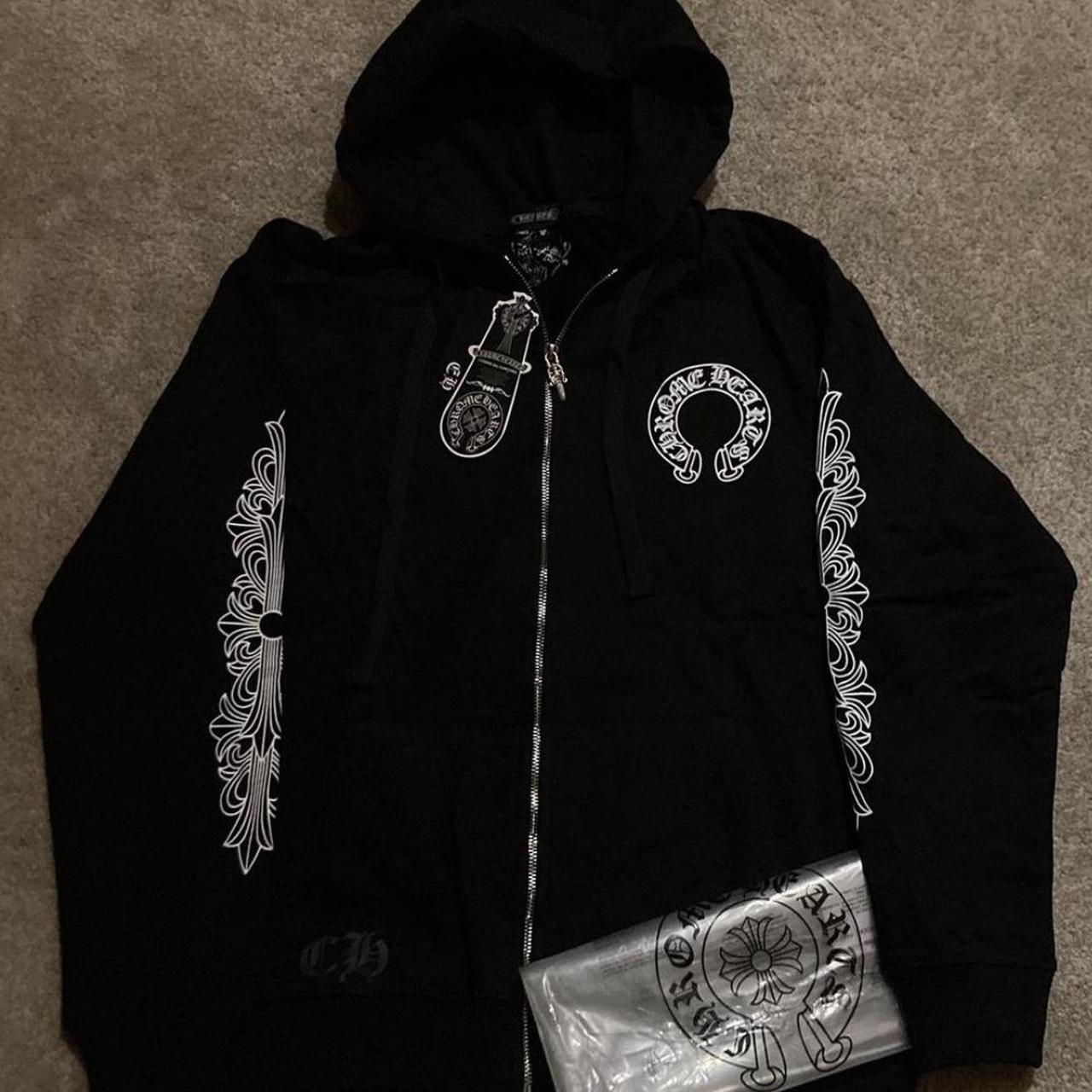 100% Authentic Chrome Hearts Horseshoe Floral Cross | Depop