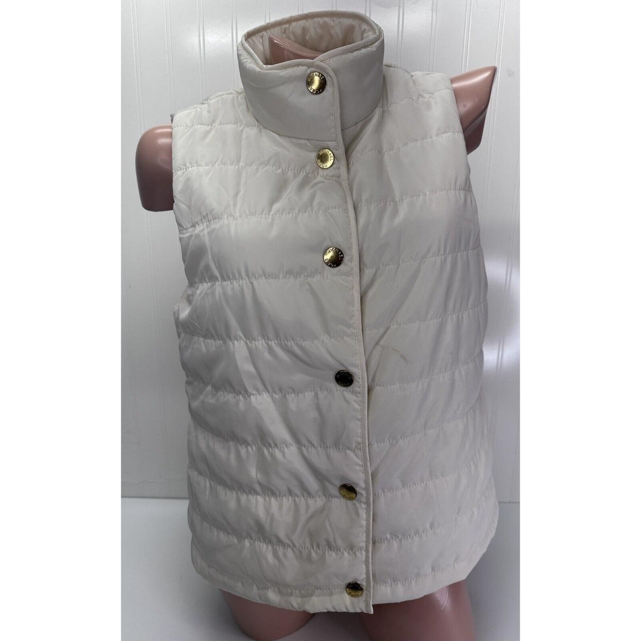 Michael Kors Woman Puffer Vest Jacket White Size. Depop