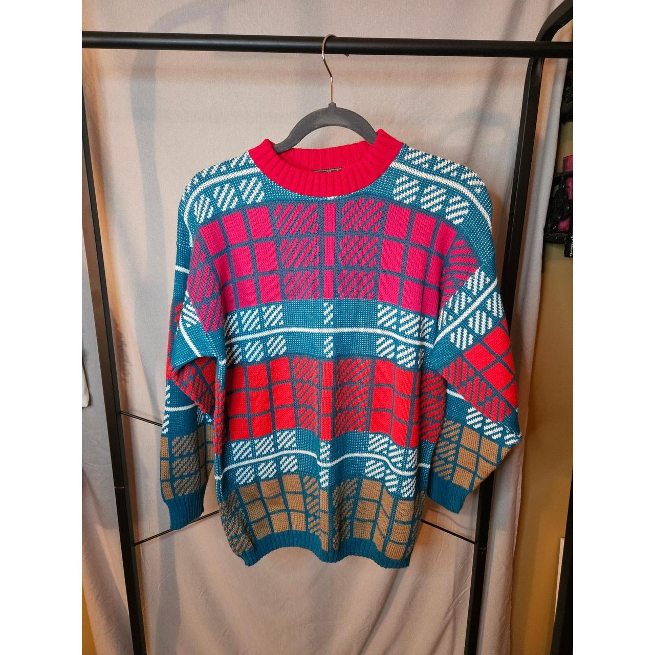 Source Unknown Women's Sweater - Red - S – Vintag… - image 1