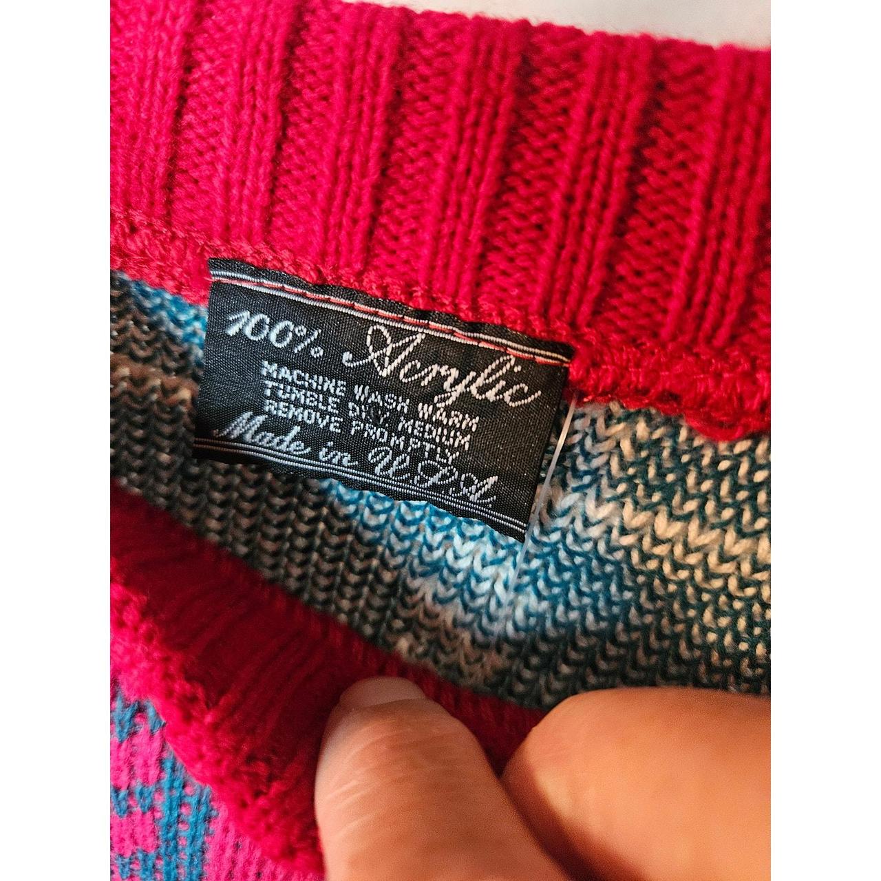 Source Unknown Women's Sweater - Red - S – Vintag… - image 5