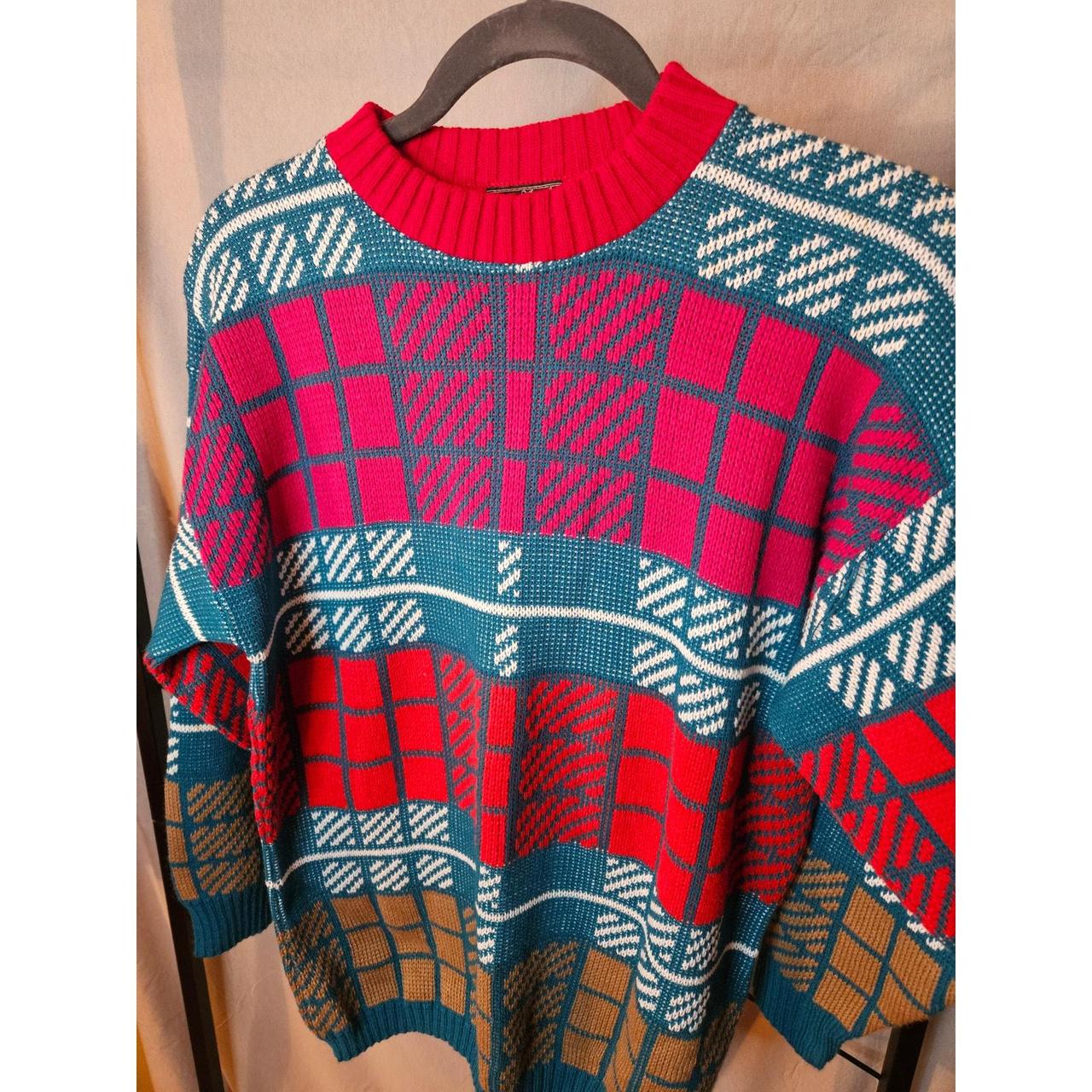 Source Unknown Women's Sweater - Red - S – Vintag… - image 7