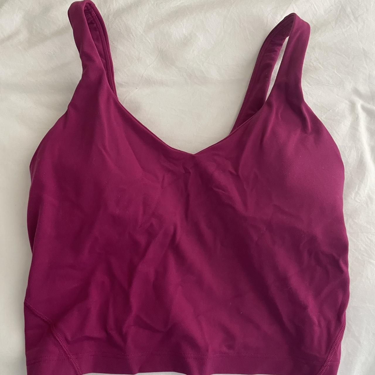 Lululemon align tank magenta size 2 - Depop