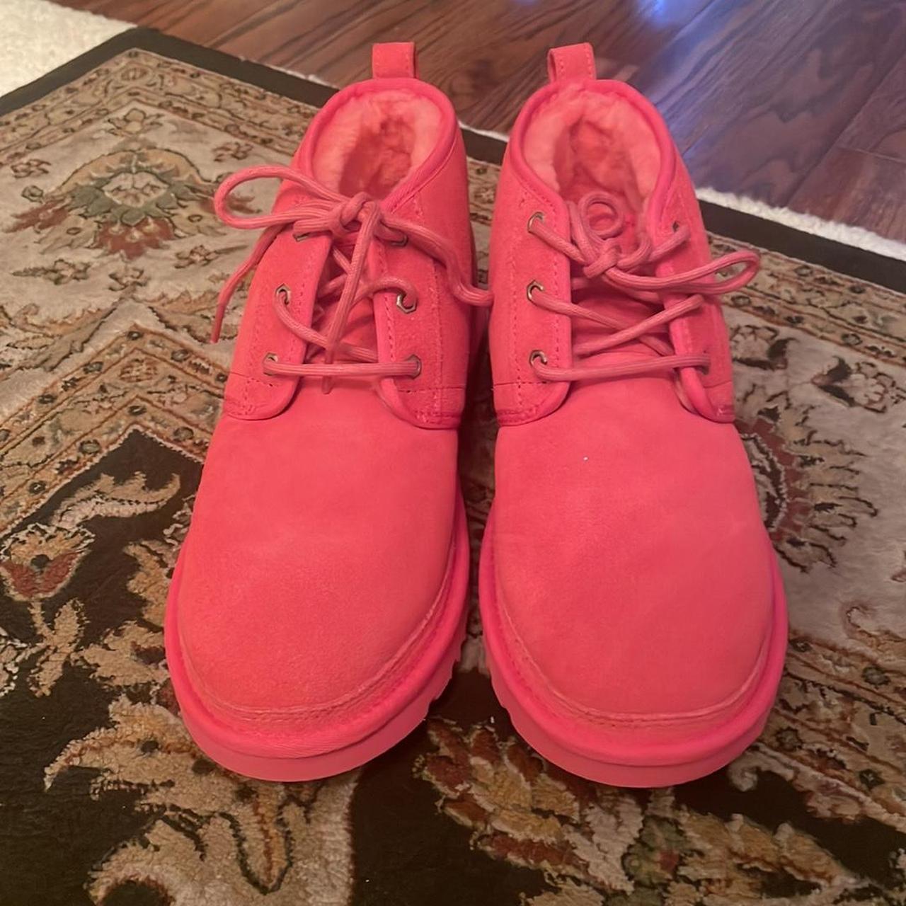 Pink male clearance uggs