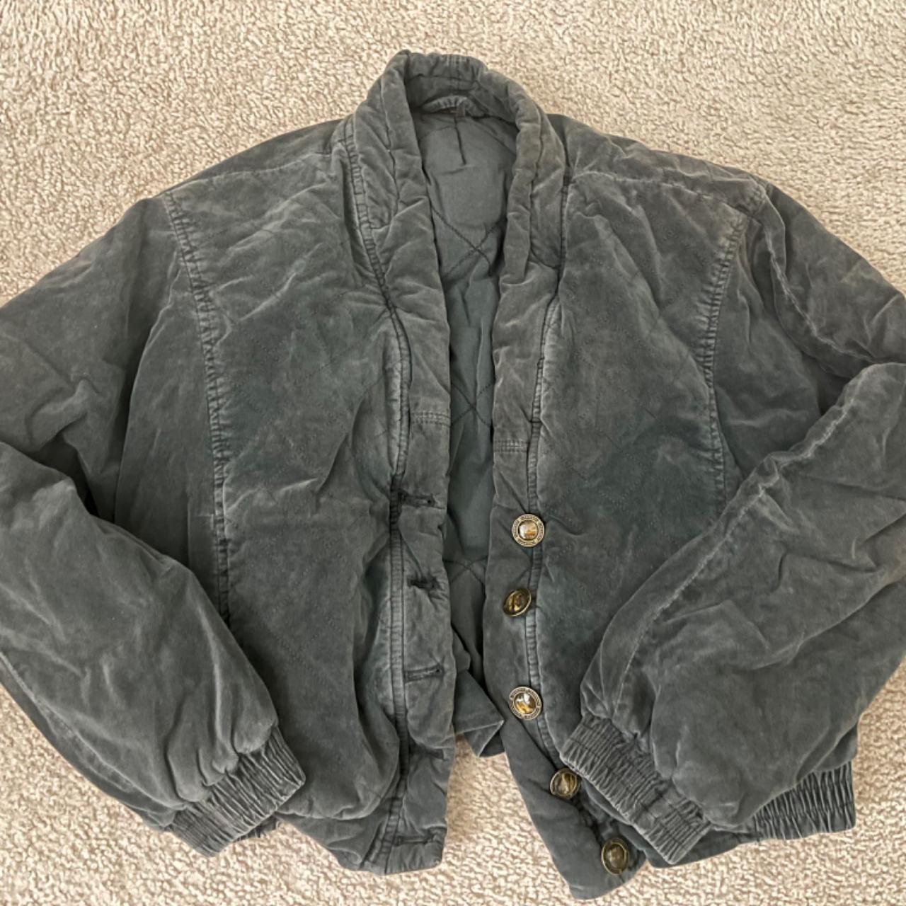 free people bomber jacket 💌 xs but fits oversized - Depop
