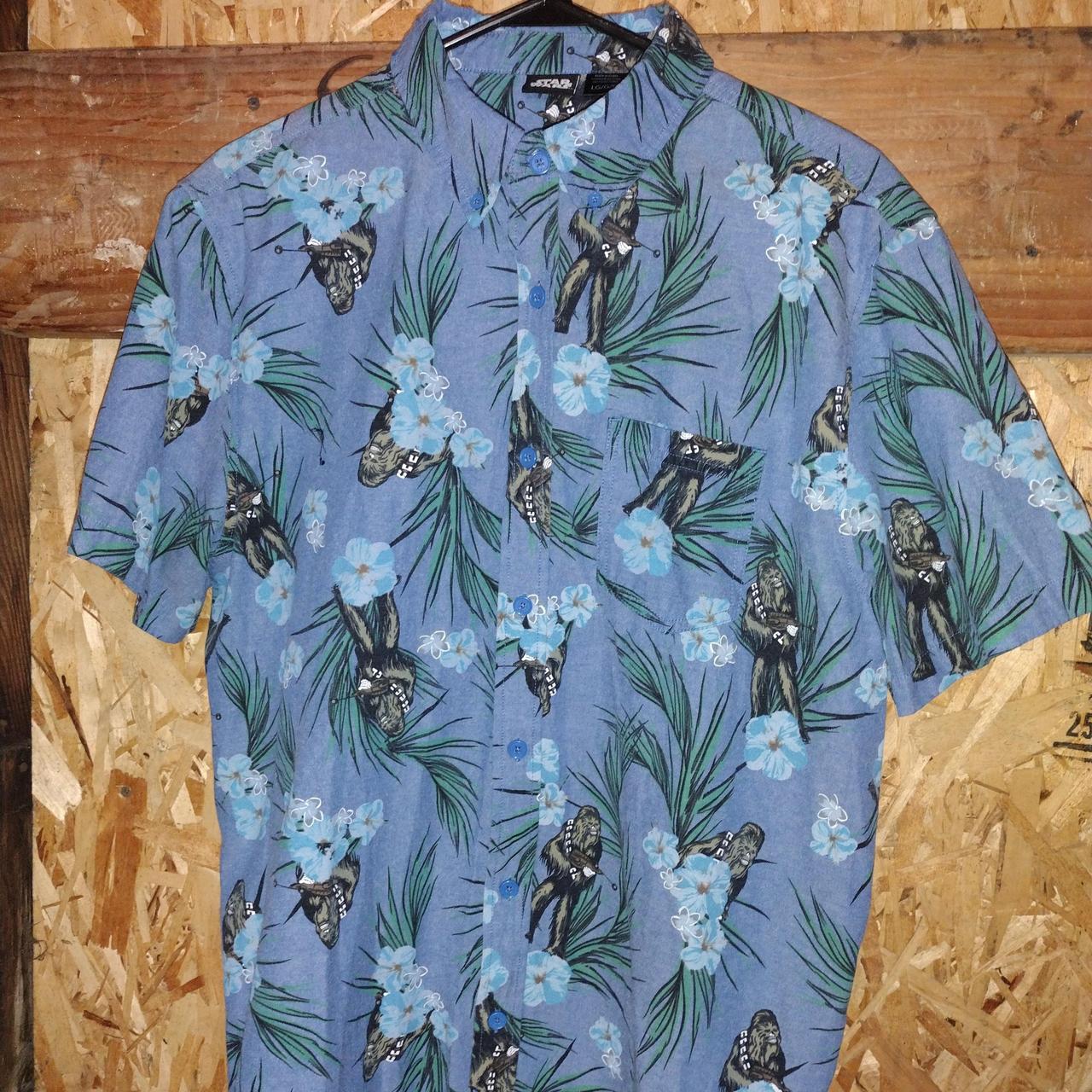 Official Star Wars movie brand Hawaiian t shirt