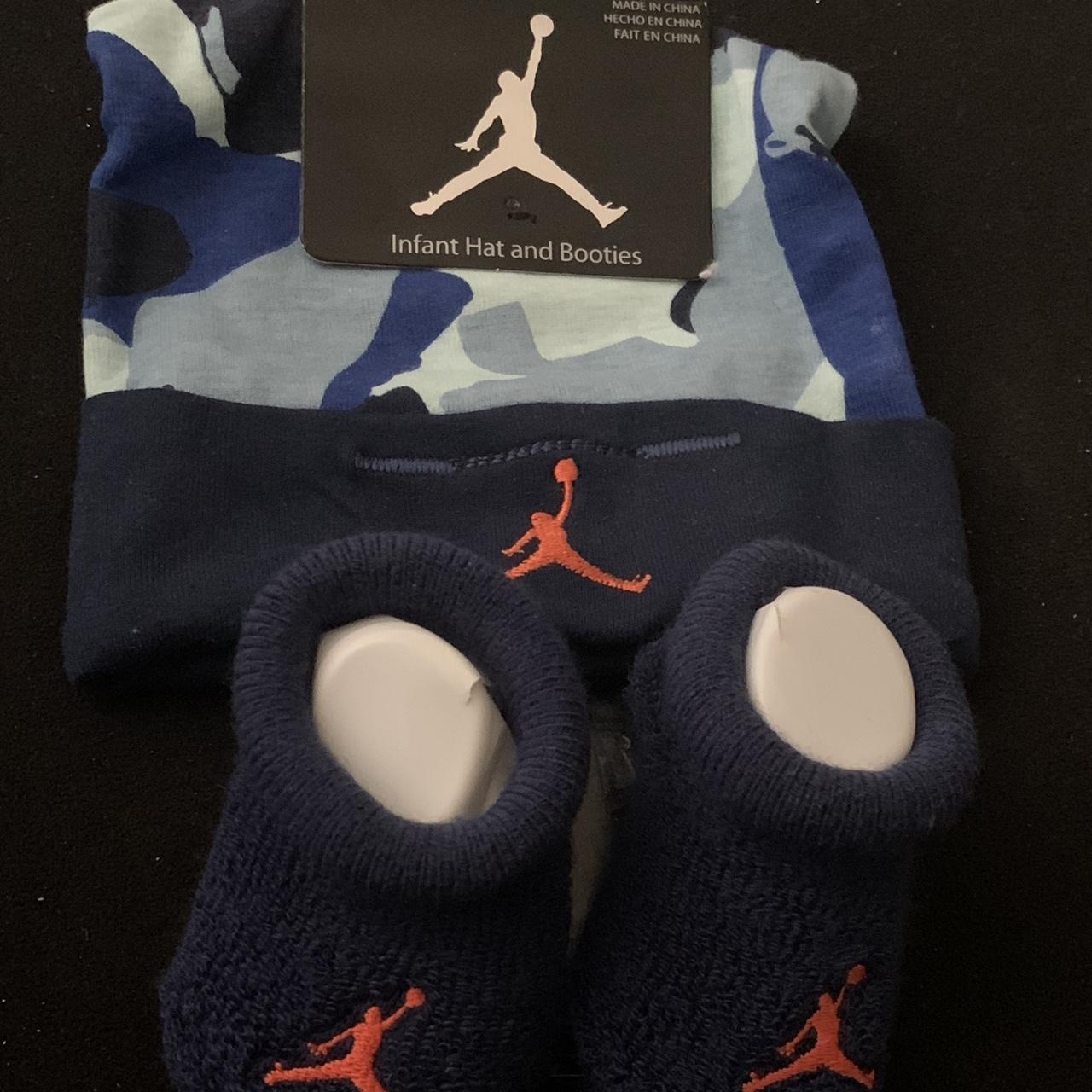 Jordan infant hat and 2025 booties