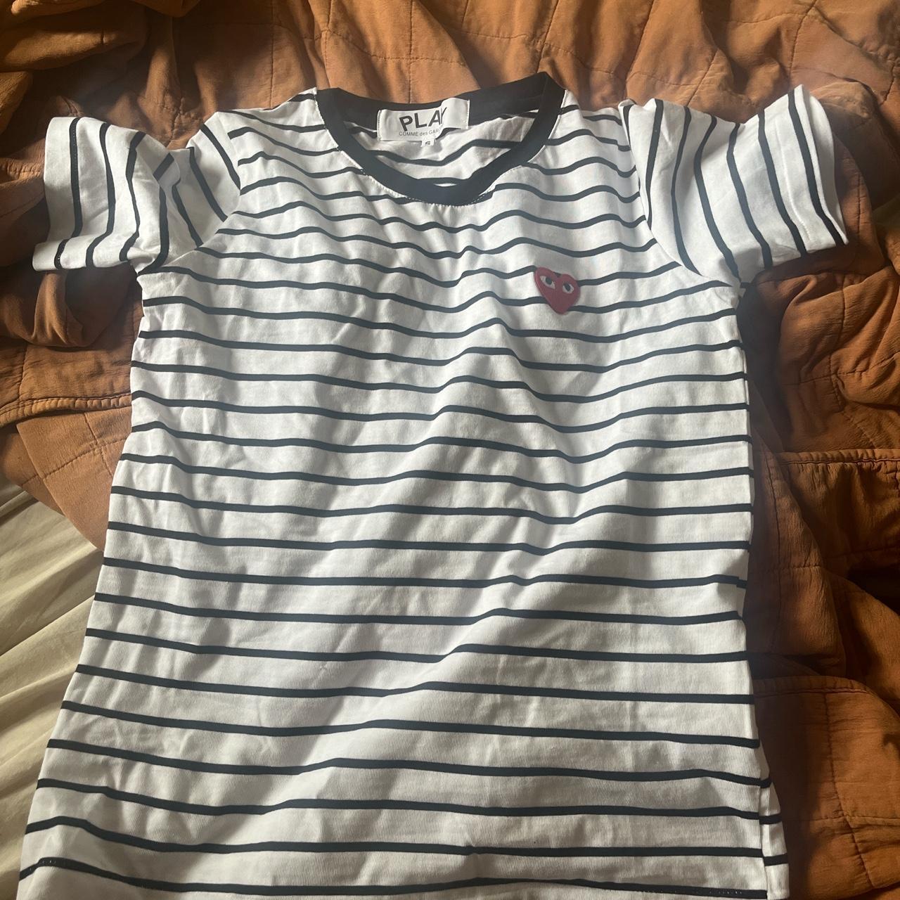 Commes de garçon t shirt Worn once too tight for me... - Depop