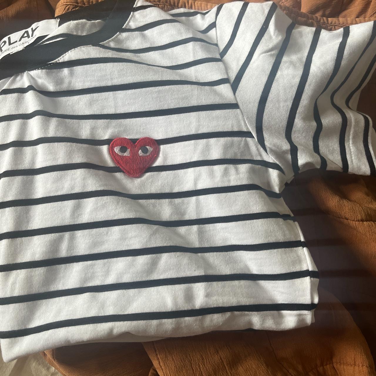 Commes de garçon t shirt Worn once too tight for me... - Depop