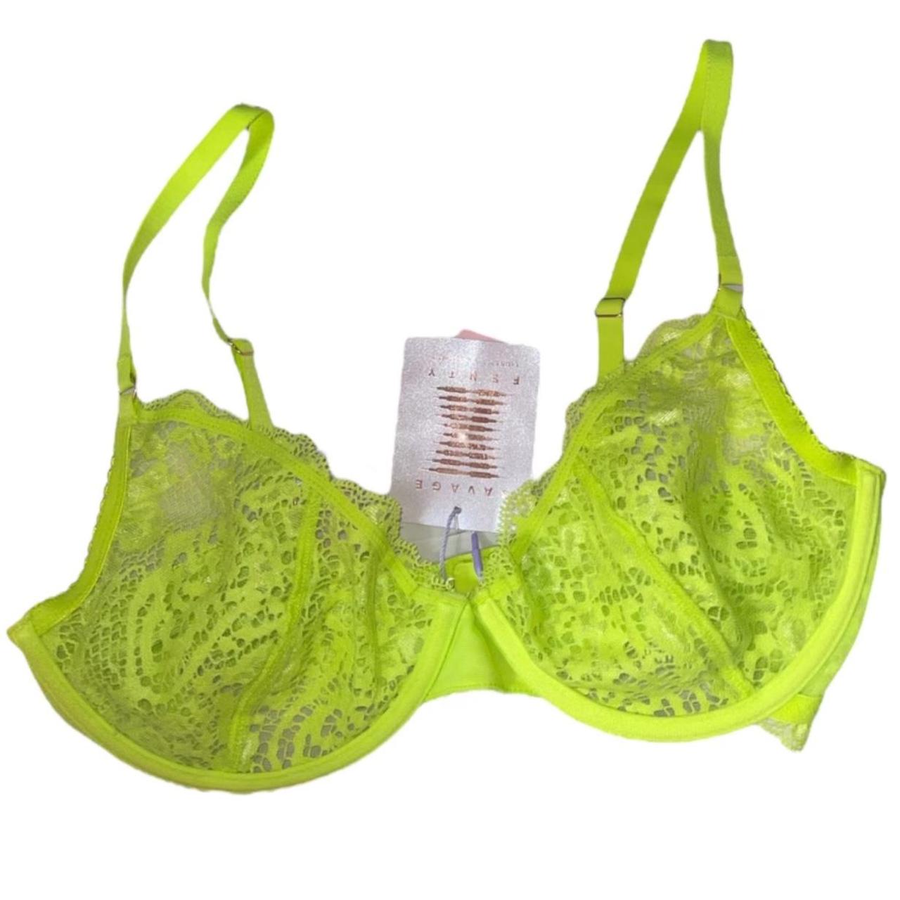 Victoria's Secret bra neon green - Depop