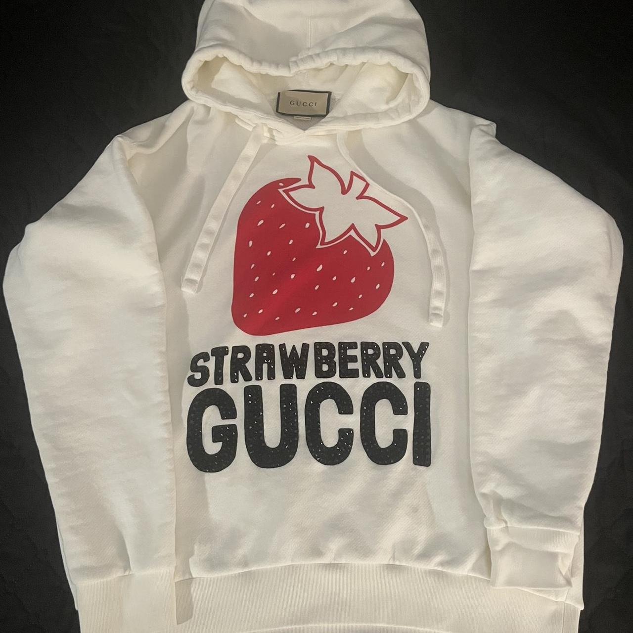 Gucci strawberry sweater deals