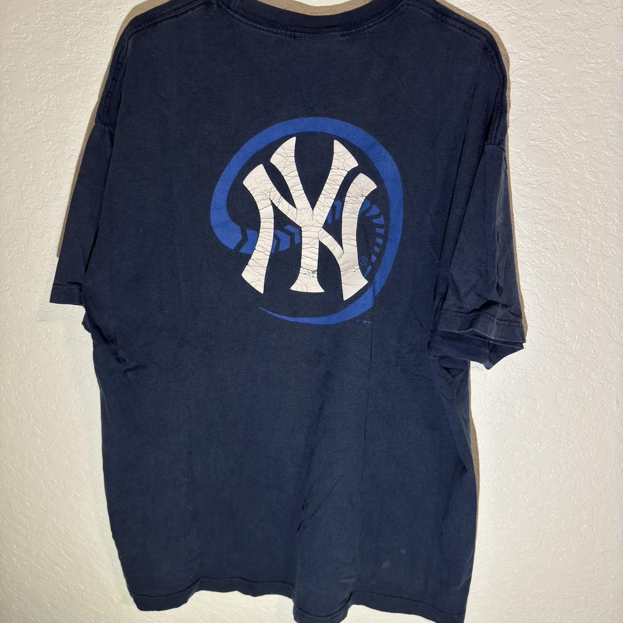 Dark Blue New York Yankees Shirt - Depop