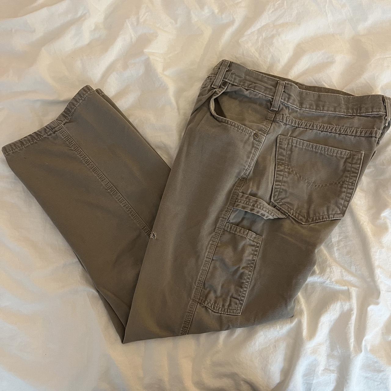 Vintage 30 X 32 Carhartt loose fit pants. Double... - Depop