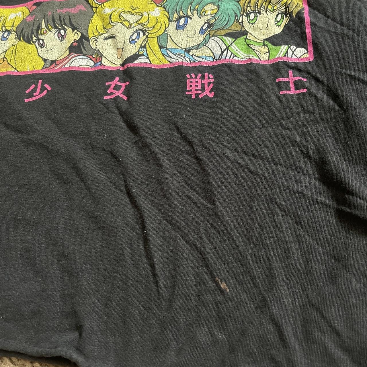 Black cropped Sailor Moon shirt Free