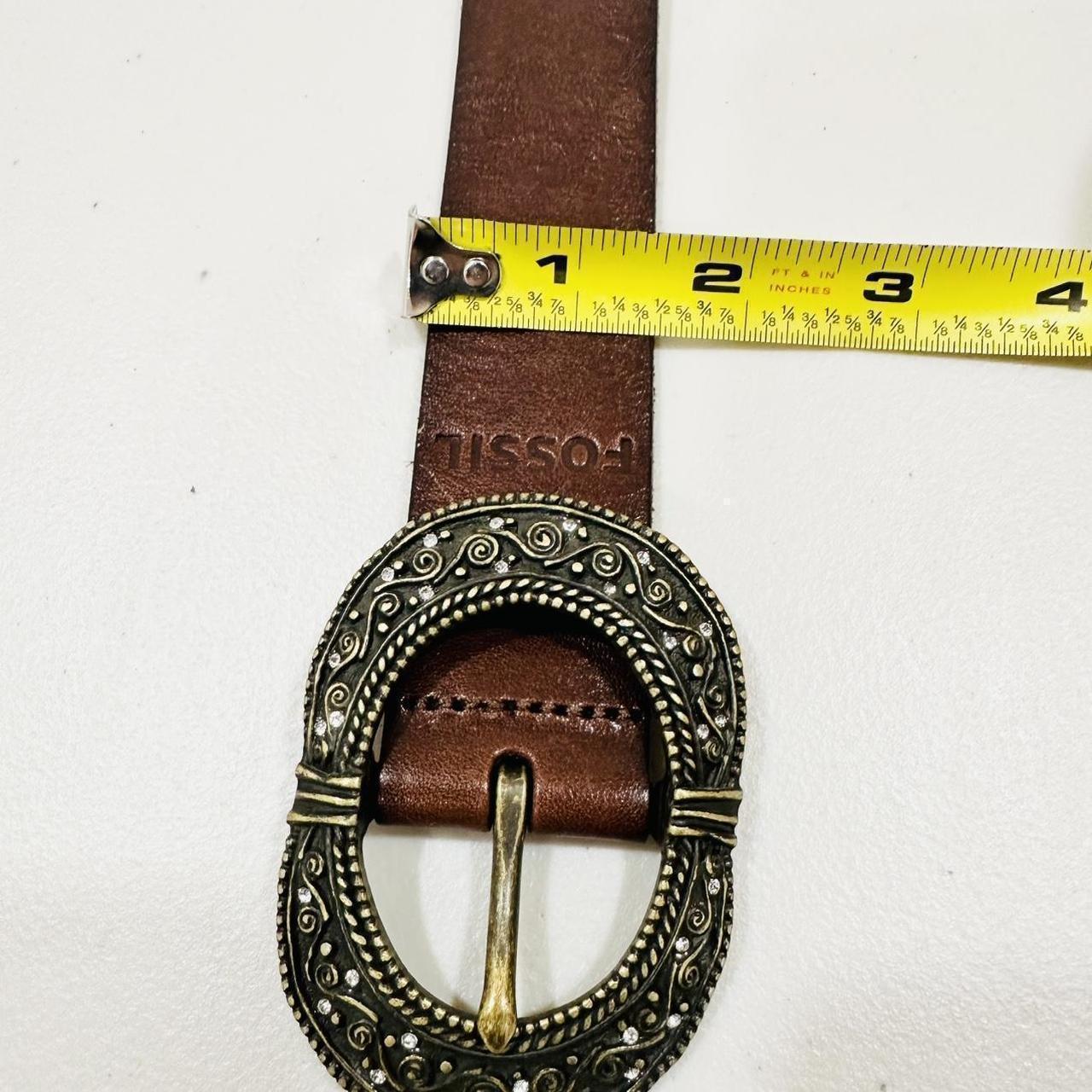 Fossil Women's Belt - Brown – Fossil Brown Leathe… - image 6