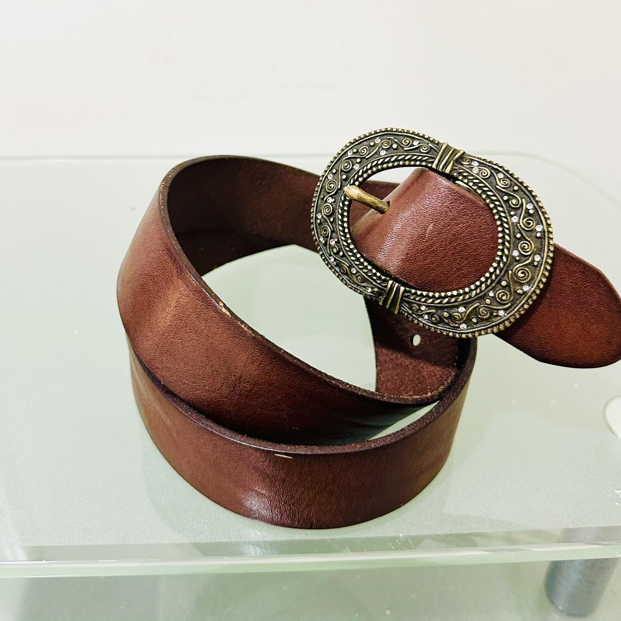 Fossil Women's Belt - Brown – Fossil Brown Leathe… - image 1