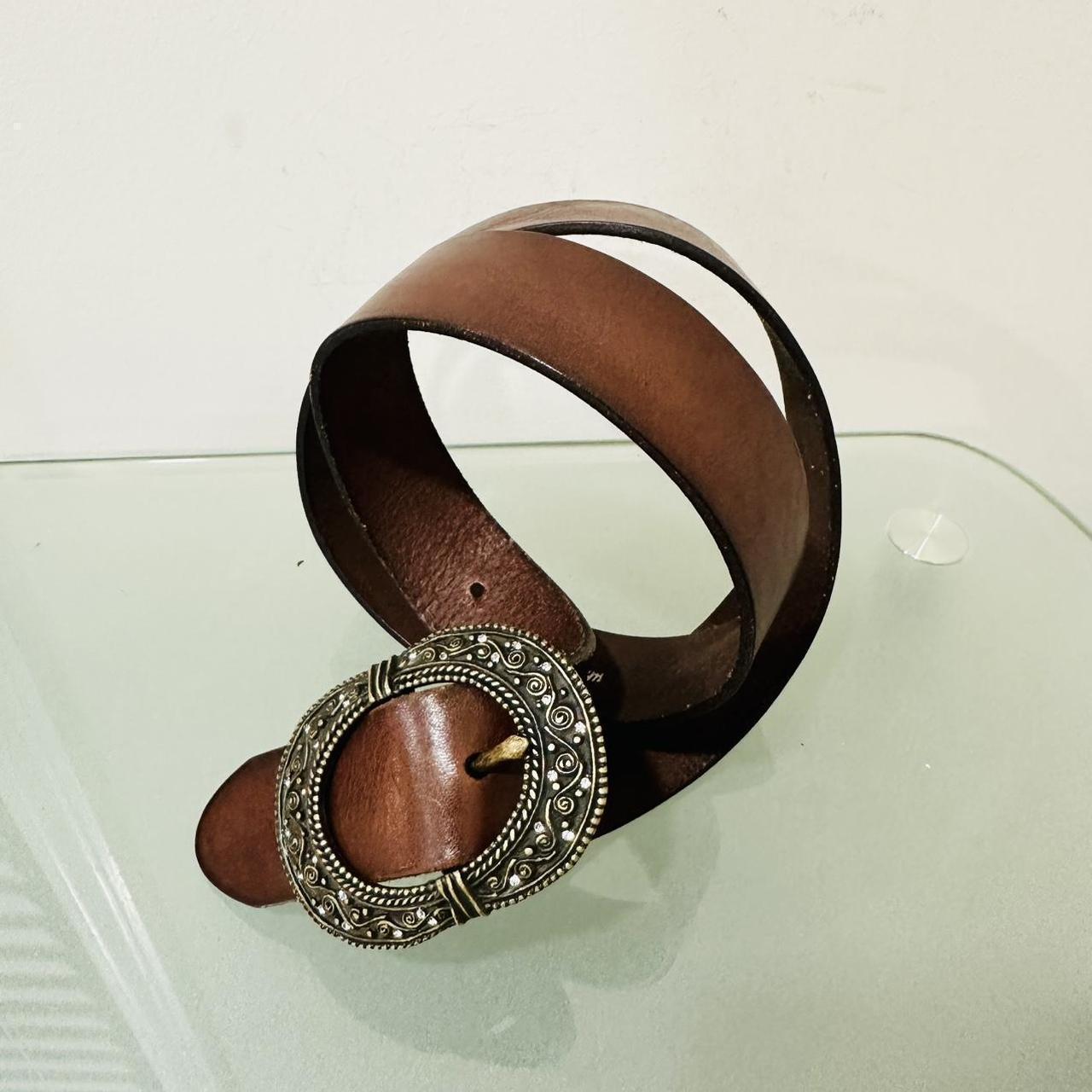 Fossil Women's Belt - Brown – Fossil Brown Leathe… - image 3