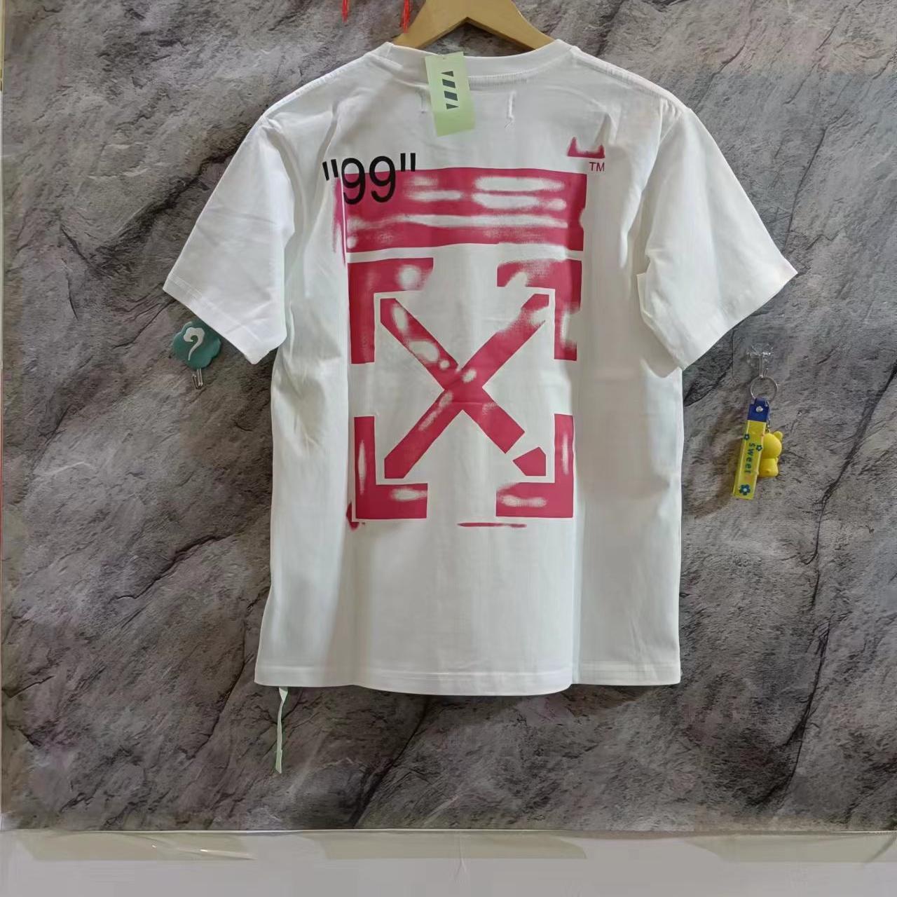 off white black yellow t shirt