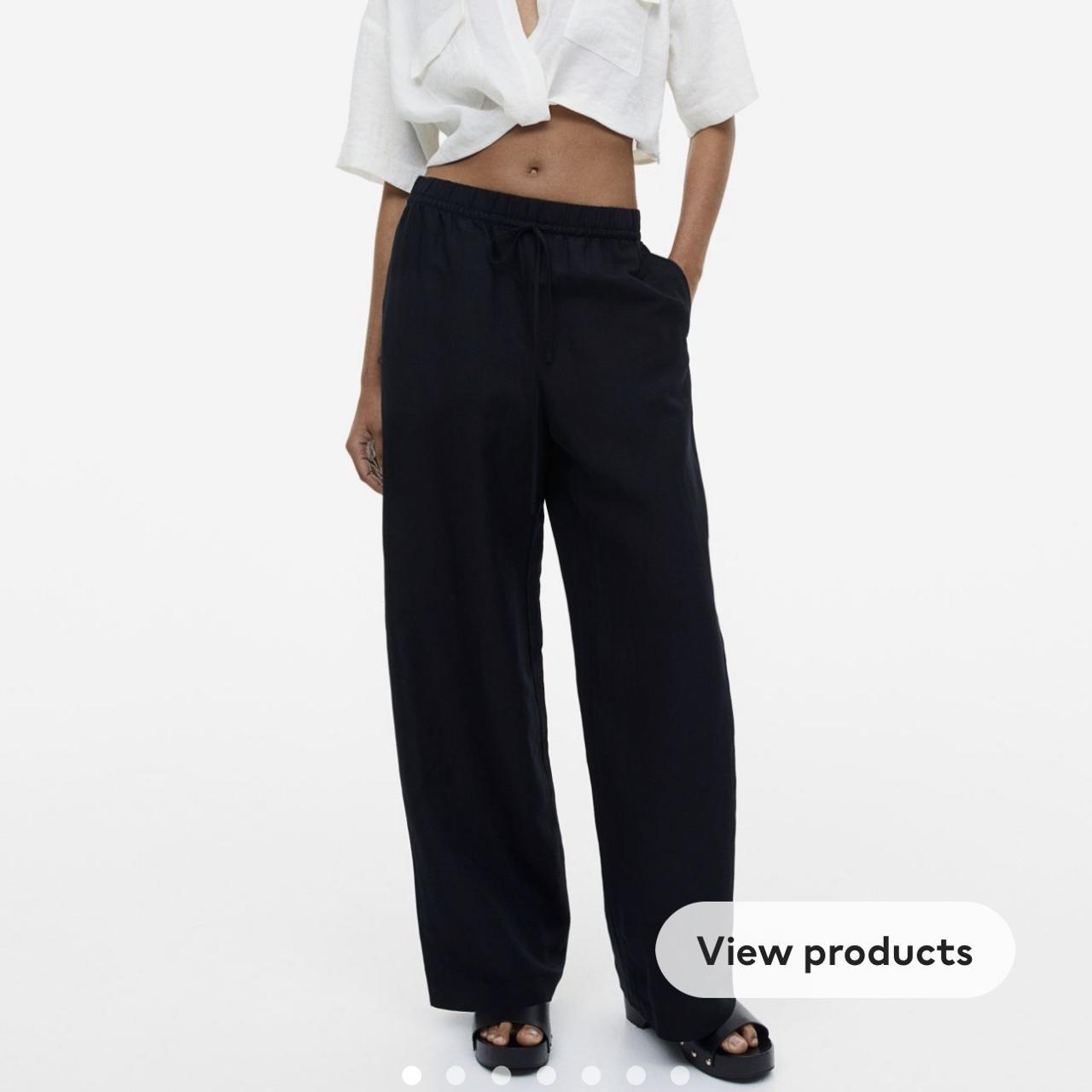 Never worn brand new linen pants Run small size