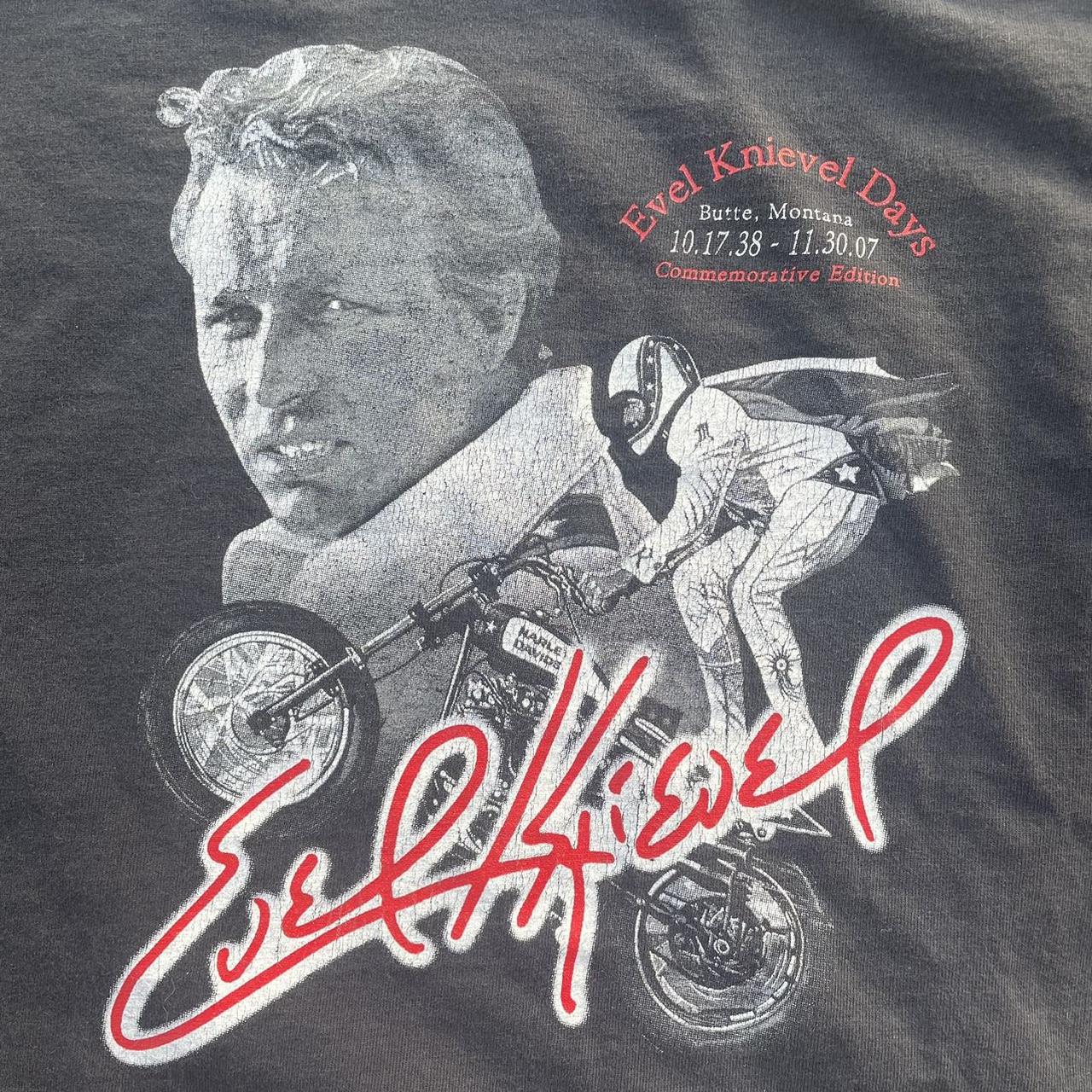 Vintage Evel Knievel Days Life Tour T-Shirt - Super... - Depop