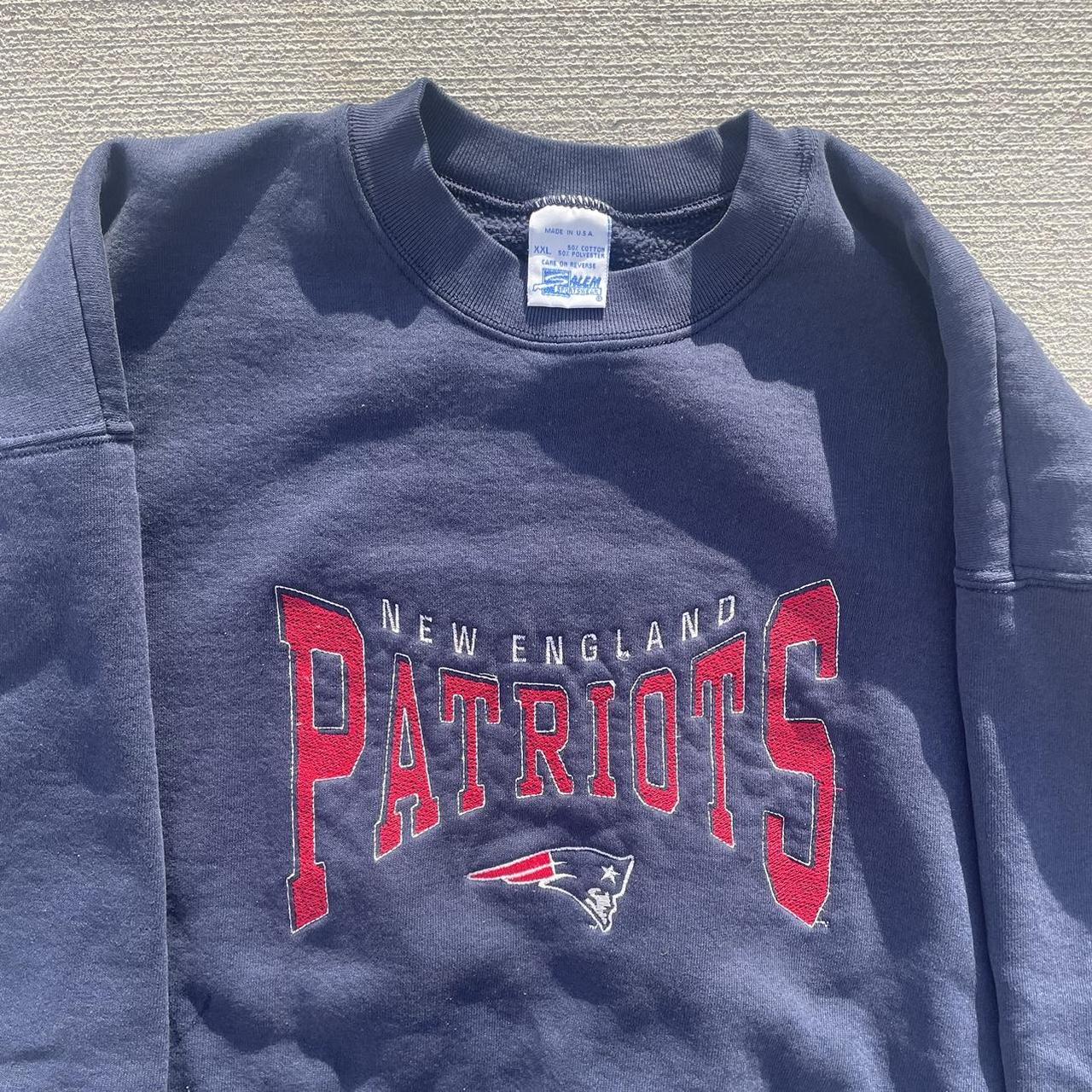 Vintage New England patriots Crewneck Cut tag Fits - Depop