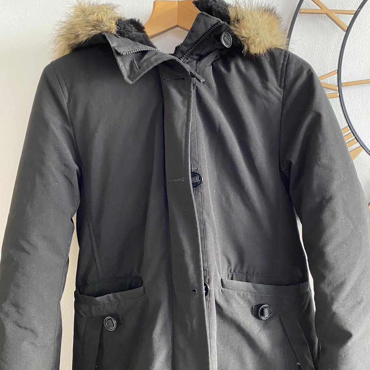 Uniqlo faux fur on sale coat